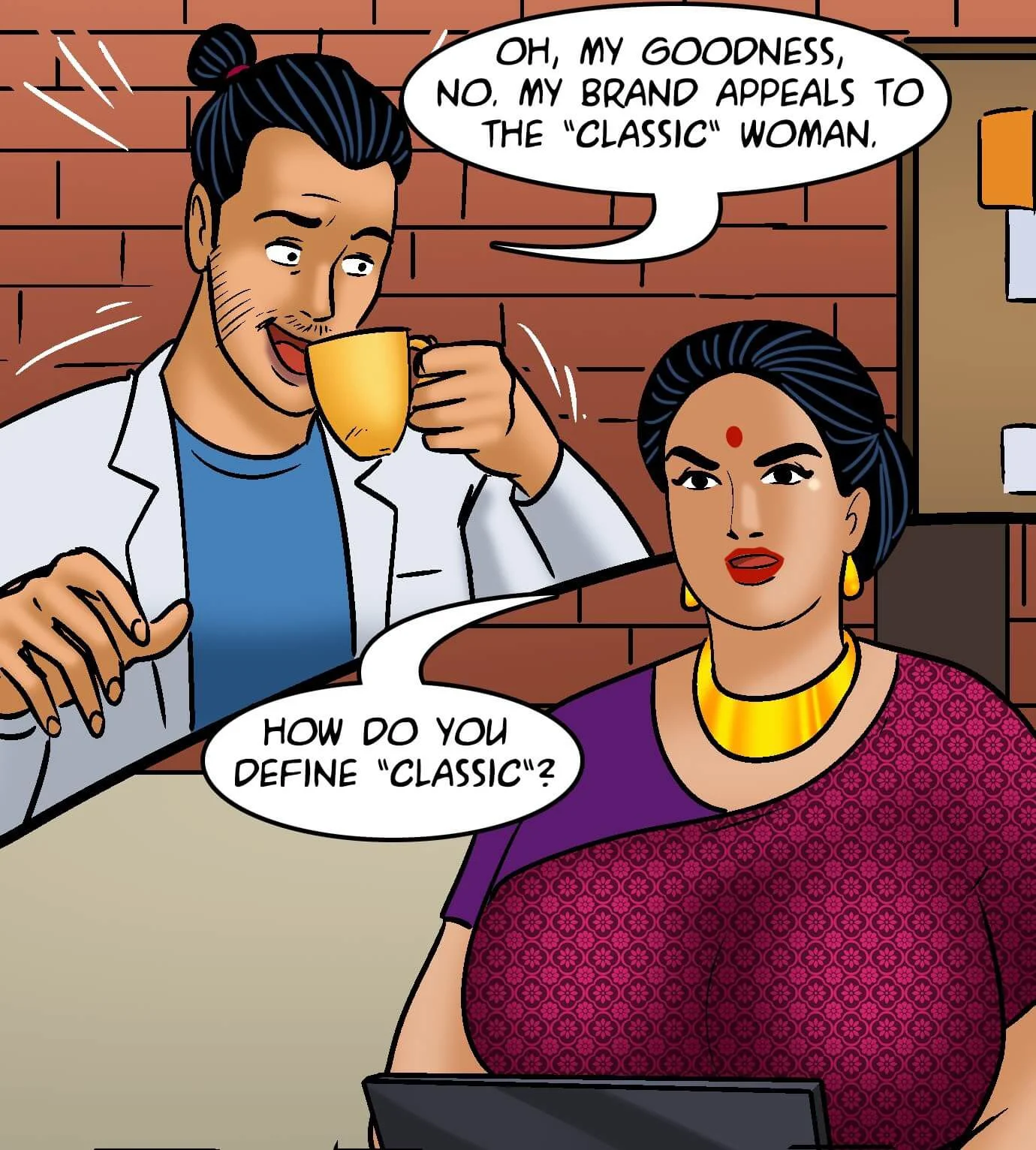 Velamma All Episodes Comics - 105 . Velamma - Episode 105 - Lingerie Model - Page 105