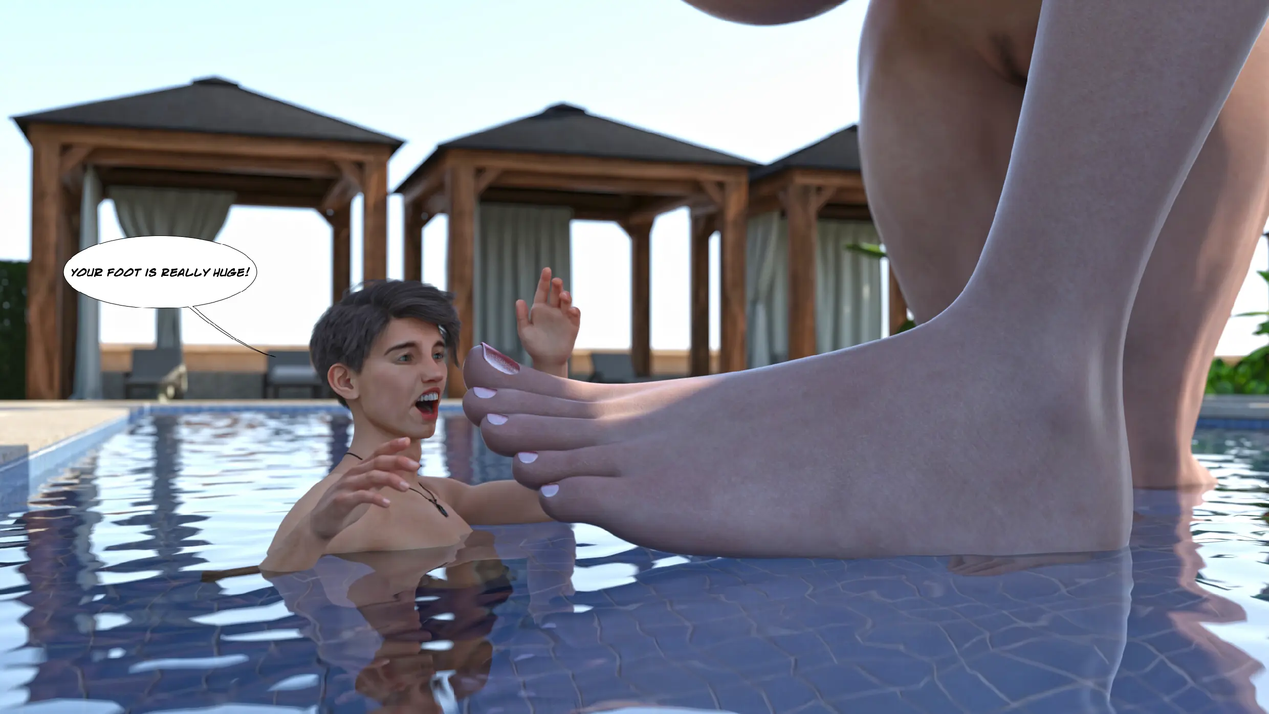 Goddess Resort: Bella X Kimberly X Emily [GiantPoser] - Goddess Resort: Bella X Kimberly X Emily - Page 10