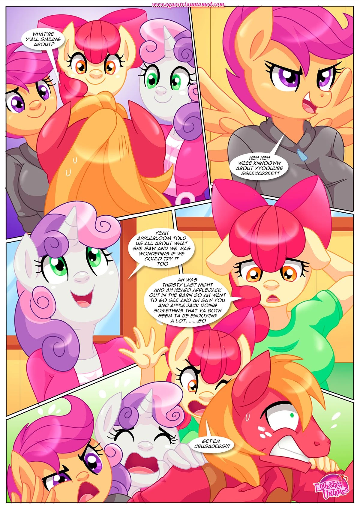 Applejack’s Secret Is Out (My Little Pony – Friendship Is Magic) [Palcomix] - 1 . Applejack's Secret Is Out - (My Little Pony - Friendship Is Magic) [Palcomix] - Page 8
