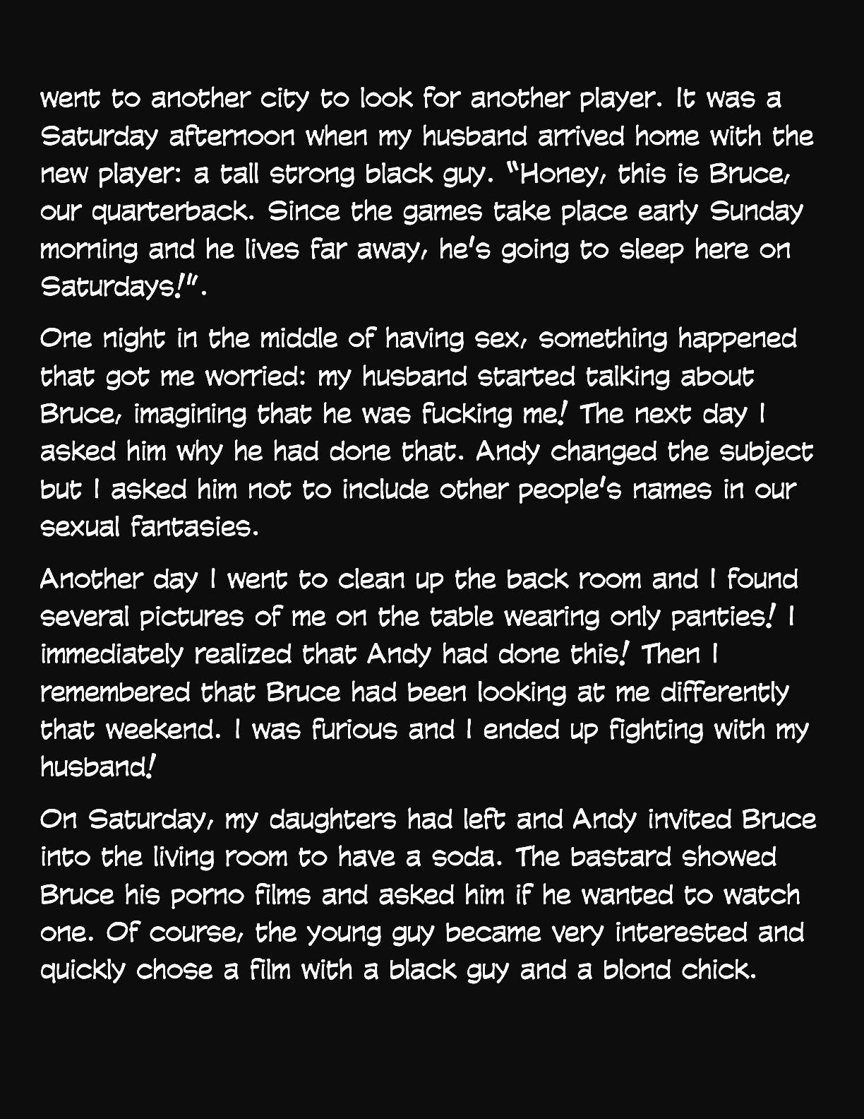 Animated Tales [WC | TF] - MY HUSBAND WANTED TO BE A CUCKOLD WITH A BLACK GUY! - Page 3