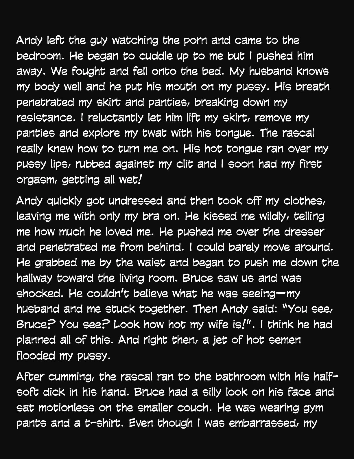 Animated Tales [WC | TF] - MY HUSBAND WANTED TO BE A CUCKOLD WITH A BLACK GUY! - Page 5