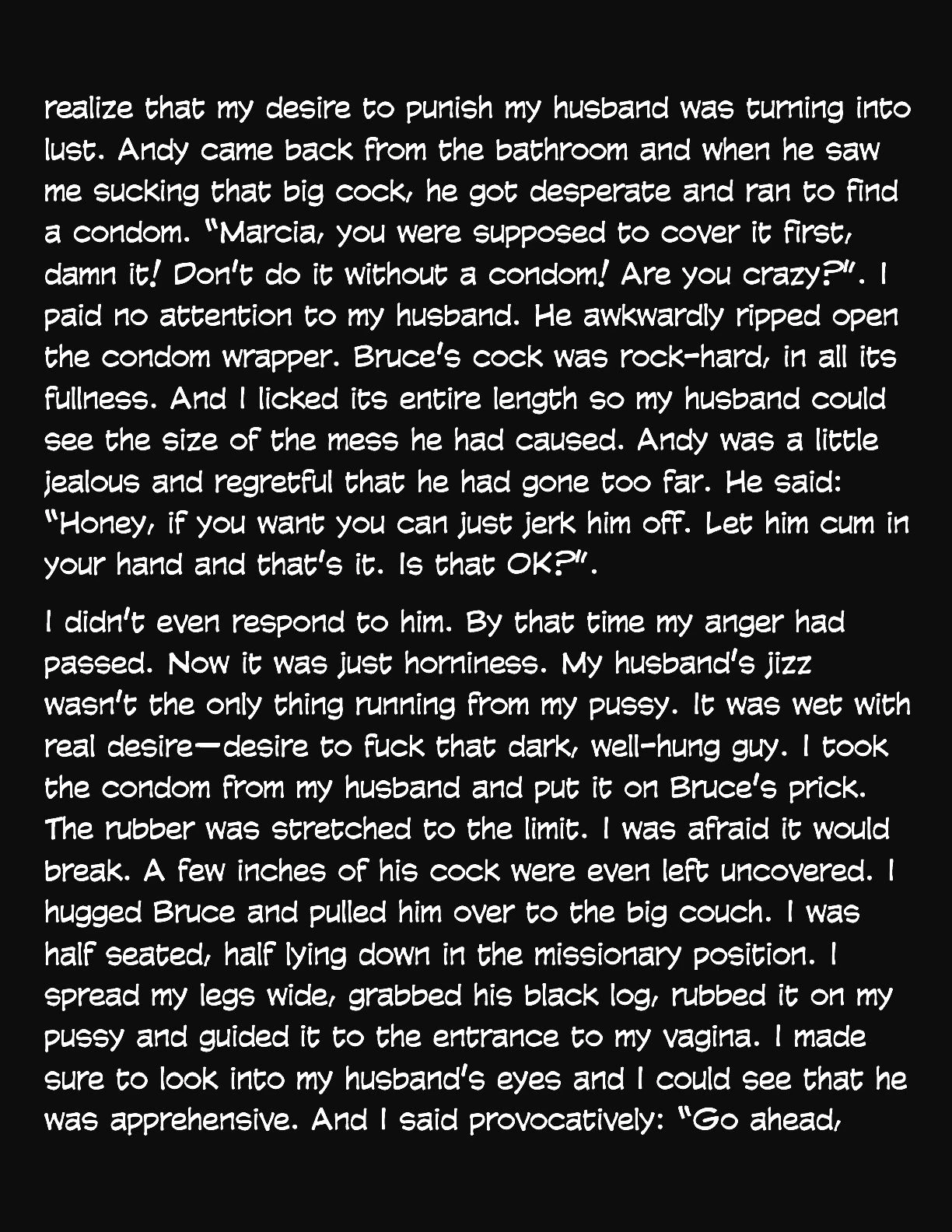 Animated Tales [WC | TF] - MY HUSBAND WANTED TO BE A CUCKOLD WITH A BLACK GUY! - Page 7