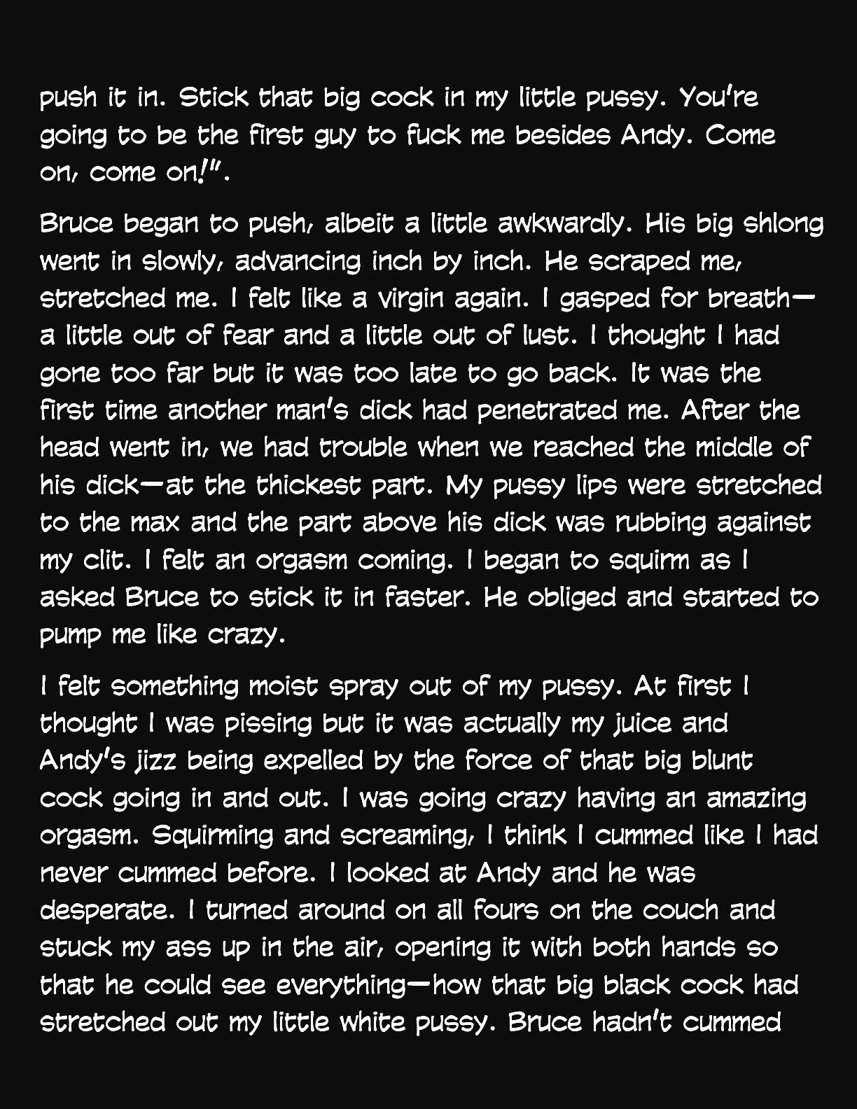 Animated Tales [WC | TF] - MY HUSBAND WANTED TO BE A CUCKOLD WITH A BLACK GUY! - Page 8