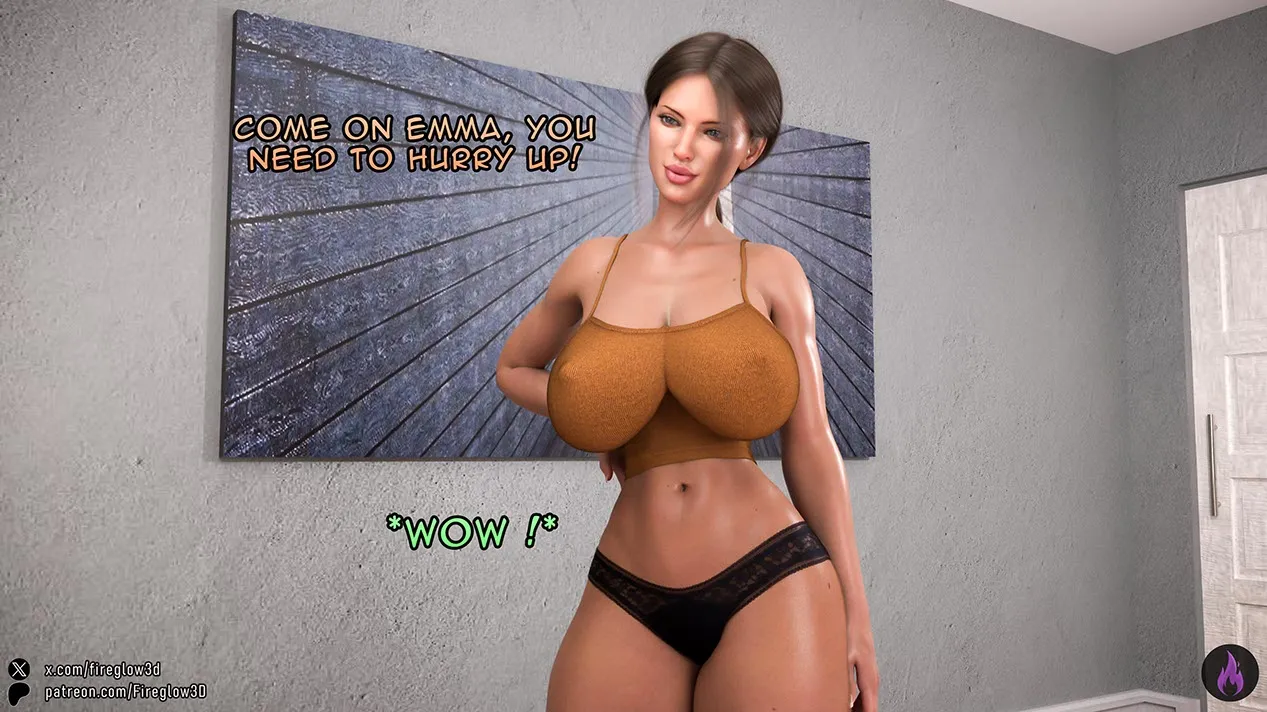My neighbor didn’t know I’m a futa [Fireglow3D] - 3 . My neighbor didn't know I'm a futa - Chapter 3 - Page 5