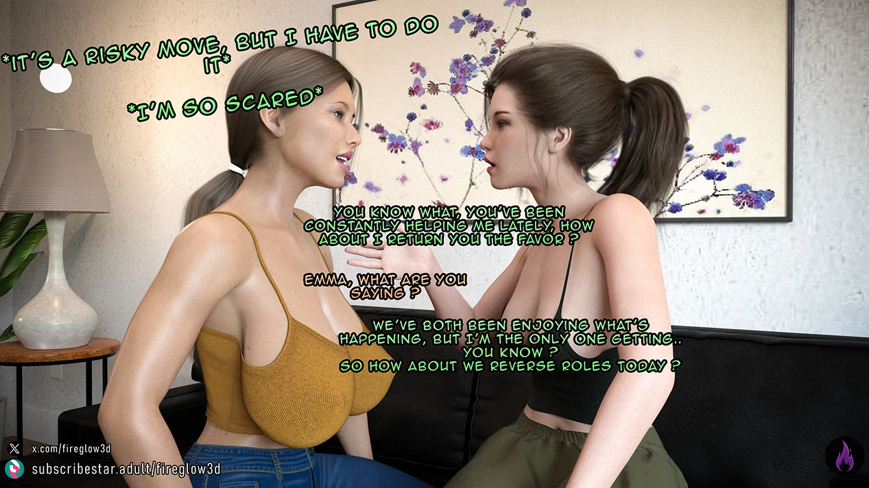 My neighbor didn’t know I’m a futa [Fireglow3D] - 3 . My neighbor didn't know I'm a futa - Chapter 3 - Page 47