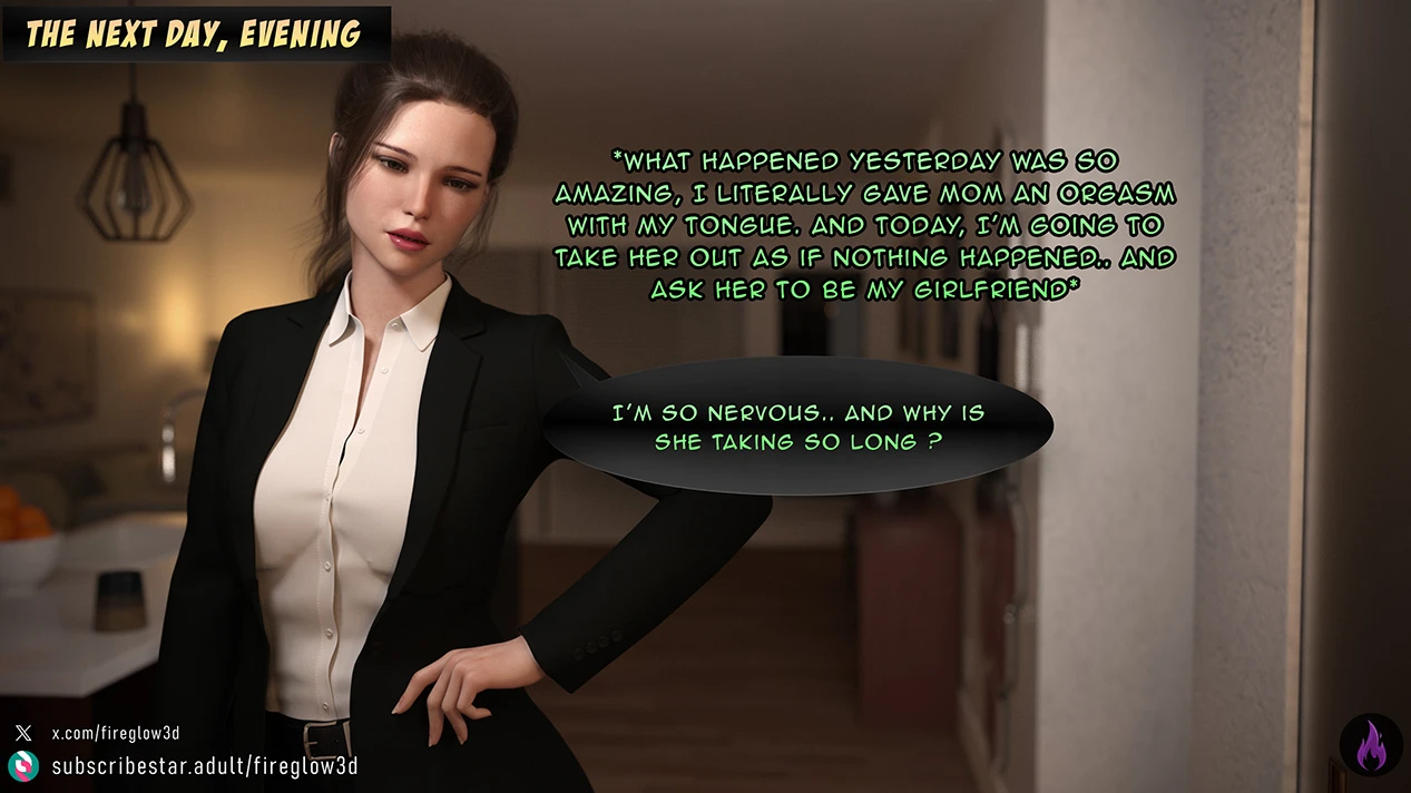 My neighbor didn’t know I’m a futa [Fireglow3D] - 3 . My neighbor didn't know I'm a futa - Chapter 3 - Page 59