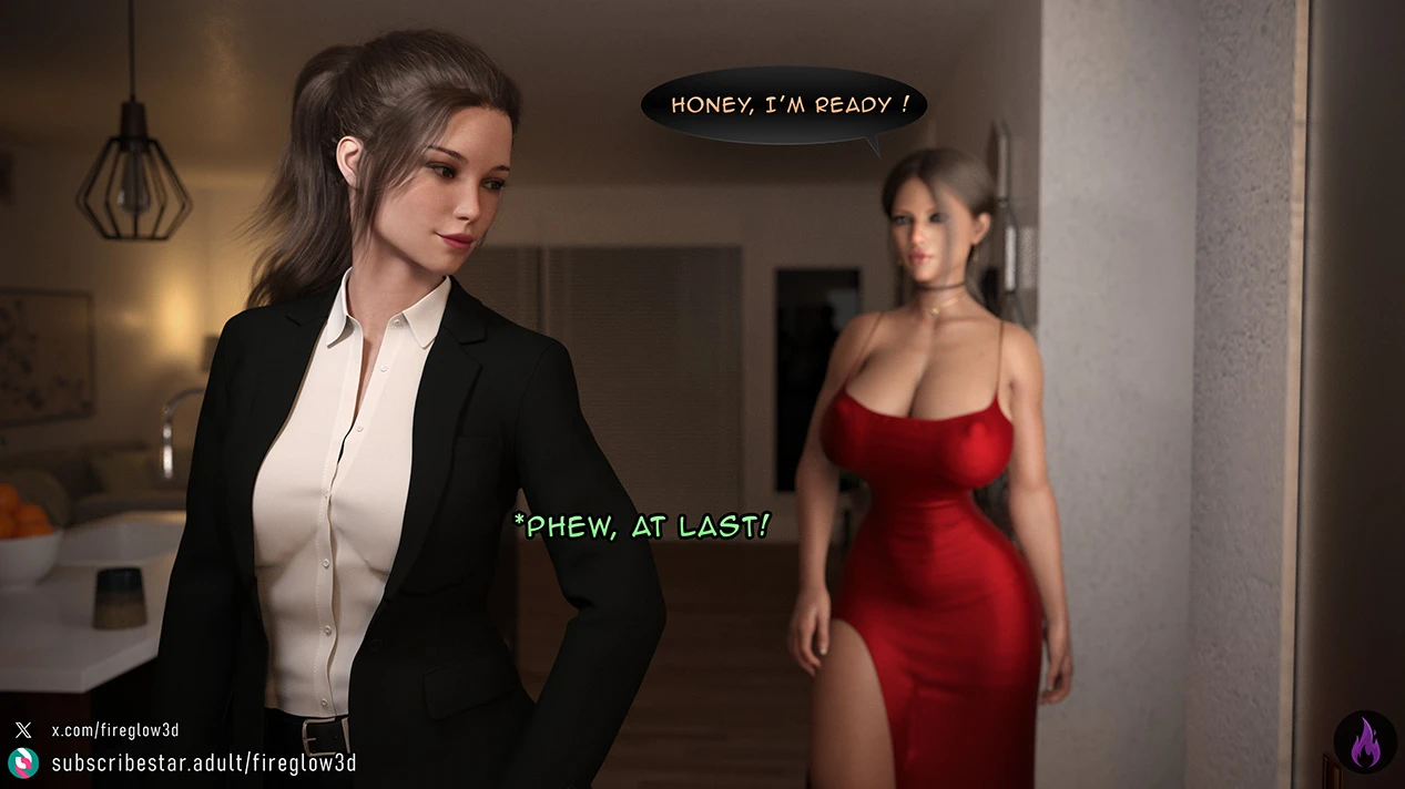My neighbor didn’t know I’m a futa [Fireglow3D] - 3 . My neighbor didn't know I'm a futa - Chapter 3 - Page 60