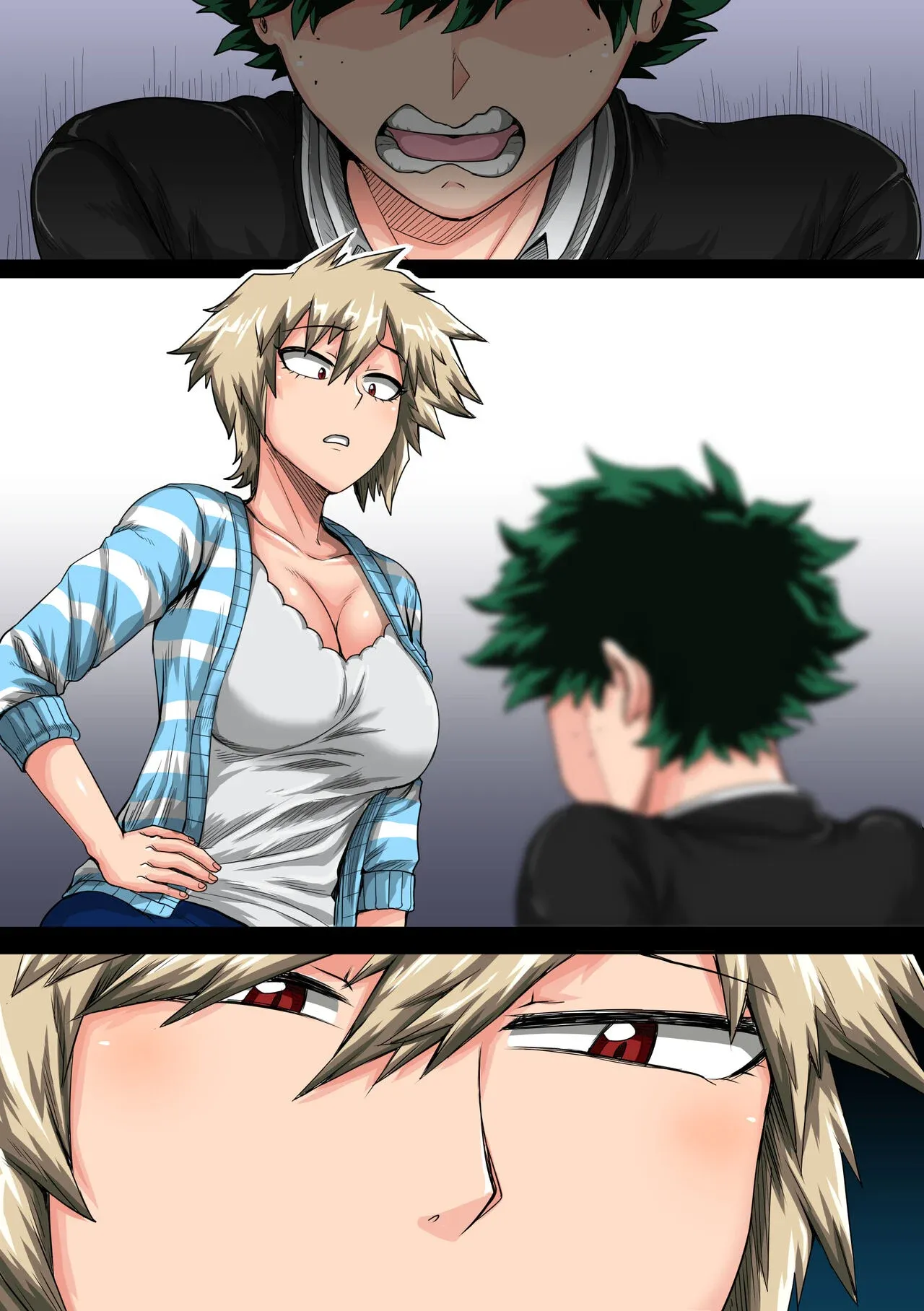 My Harem Academia (Boku No Hero Academia) - 7.5.1 . My Harem Academia - Bakugou Mama to no Natsuyasumi 3-1 - Chapter 7 - Page 67
