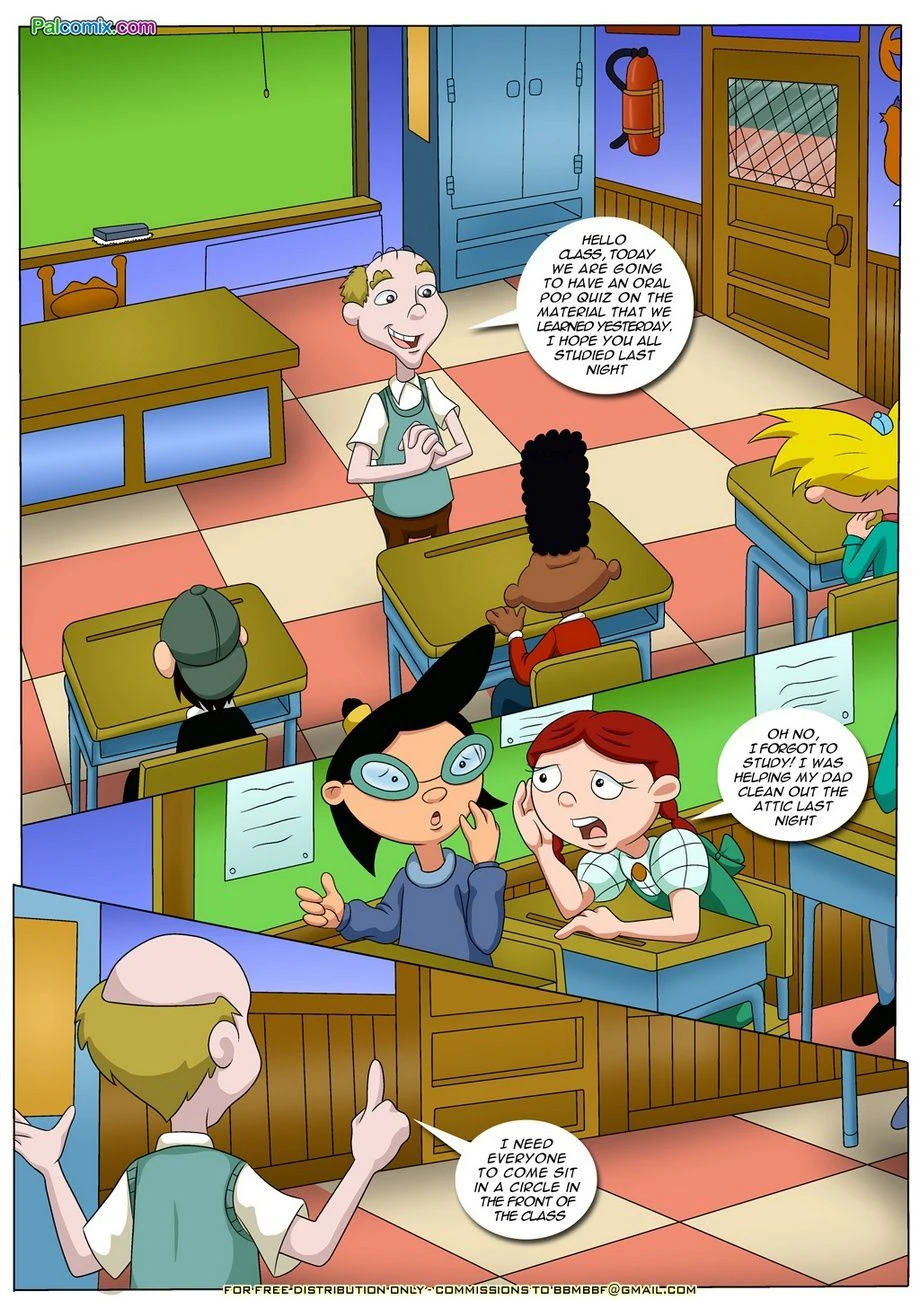 Pop Quiz (Hey Arnold!) [Palcomix] - 1 . Pop Quiz - (Hey Arnold!) [Palcomix] - Page 2
