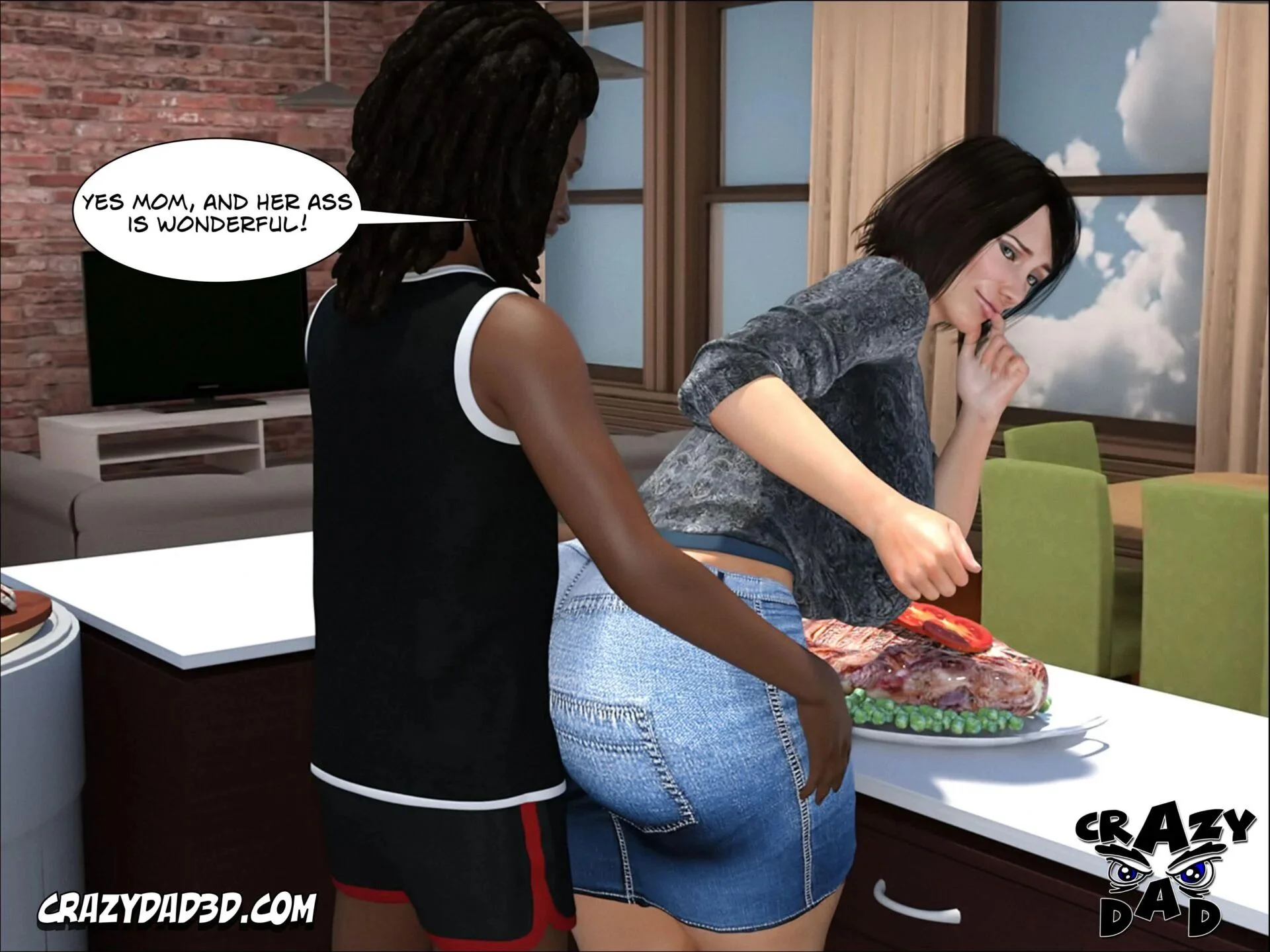 Foster Mother [CrazyDad3D] -  Foster Mother - Part - 06 [CrazyDad3D] - Page 8