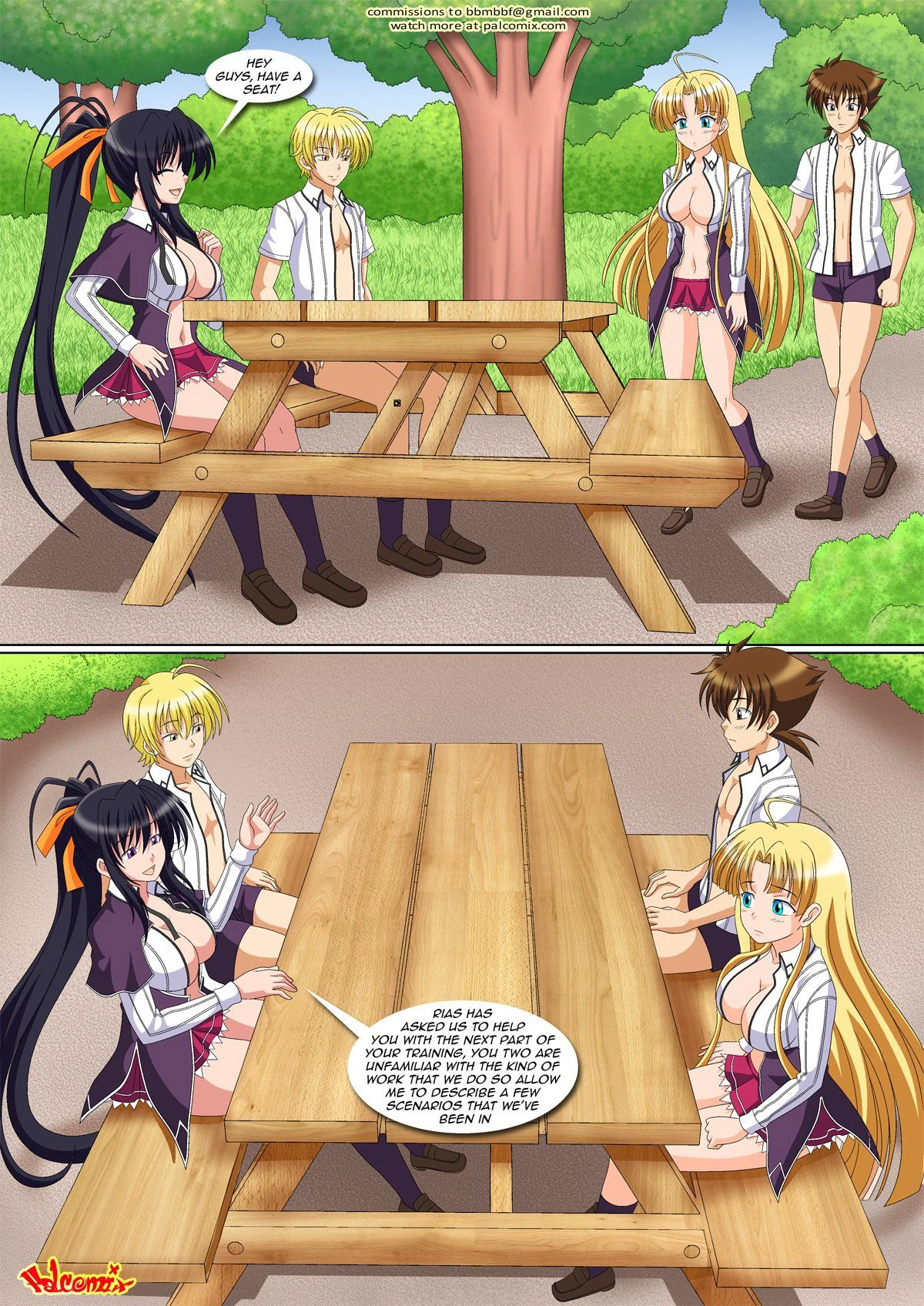 Subjugation Before Liberation (High School DxD) [Palcomix] - 2 . Liberation Before Subjugation - Chapter 2 (High School DxD) [Palcomix] - Page 4
