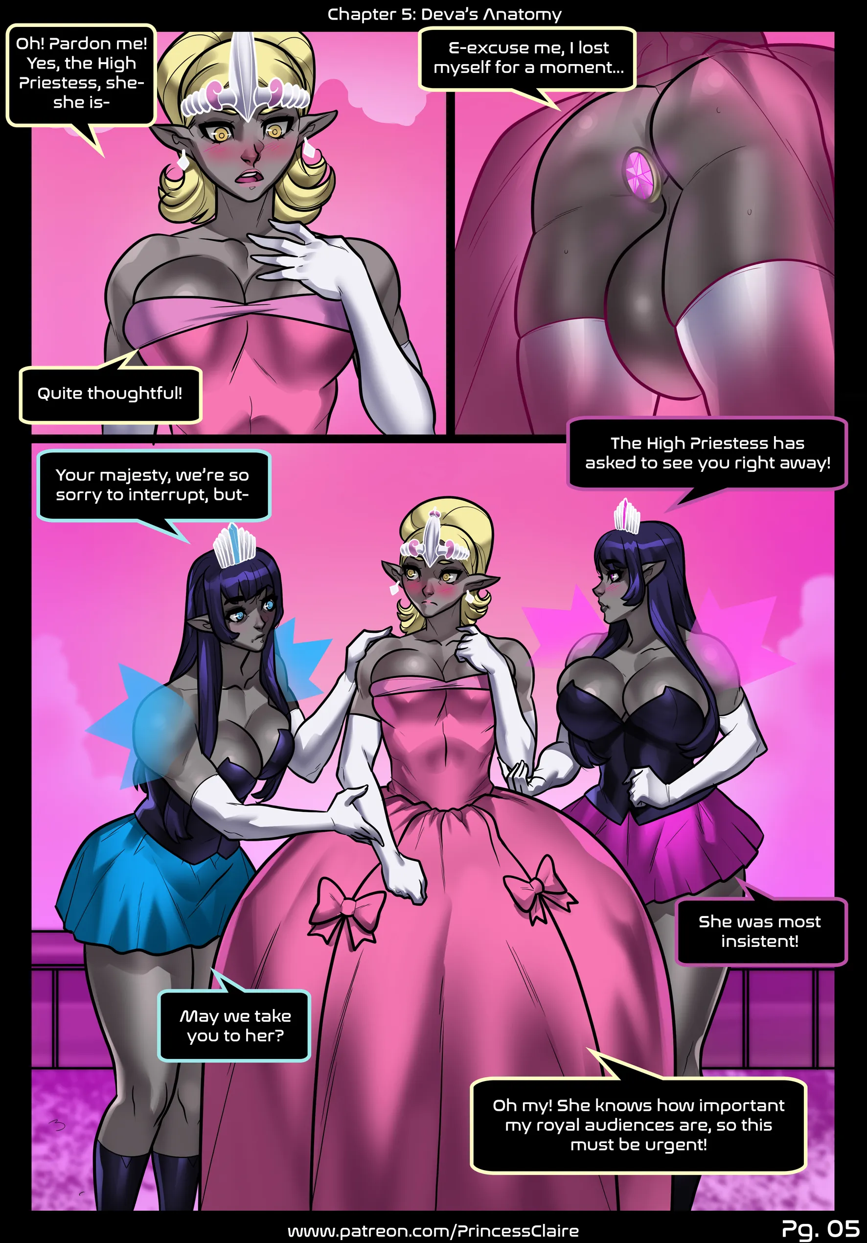 Princess Claire – A Royal Endowment - 5 . Princess Claire - Chapter 5 [Pop-lee] - Page 5