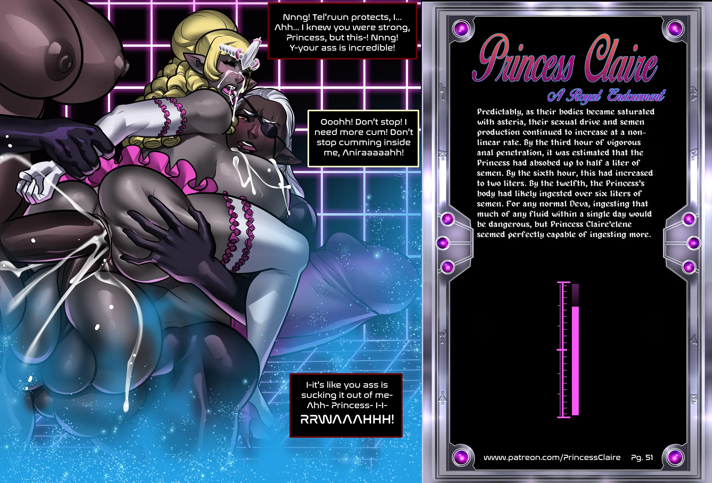 Princess Claire – A Royal Endowment - 5 . Princess Claire - Chapter 5 [Pop-lee] - Page 51
