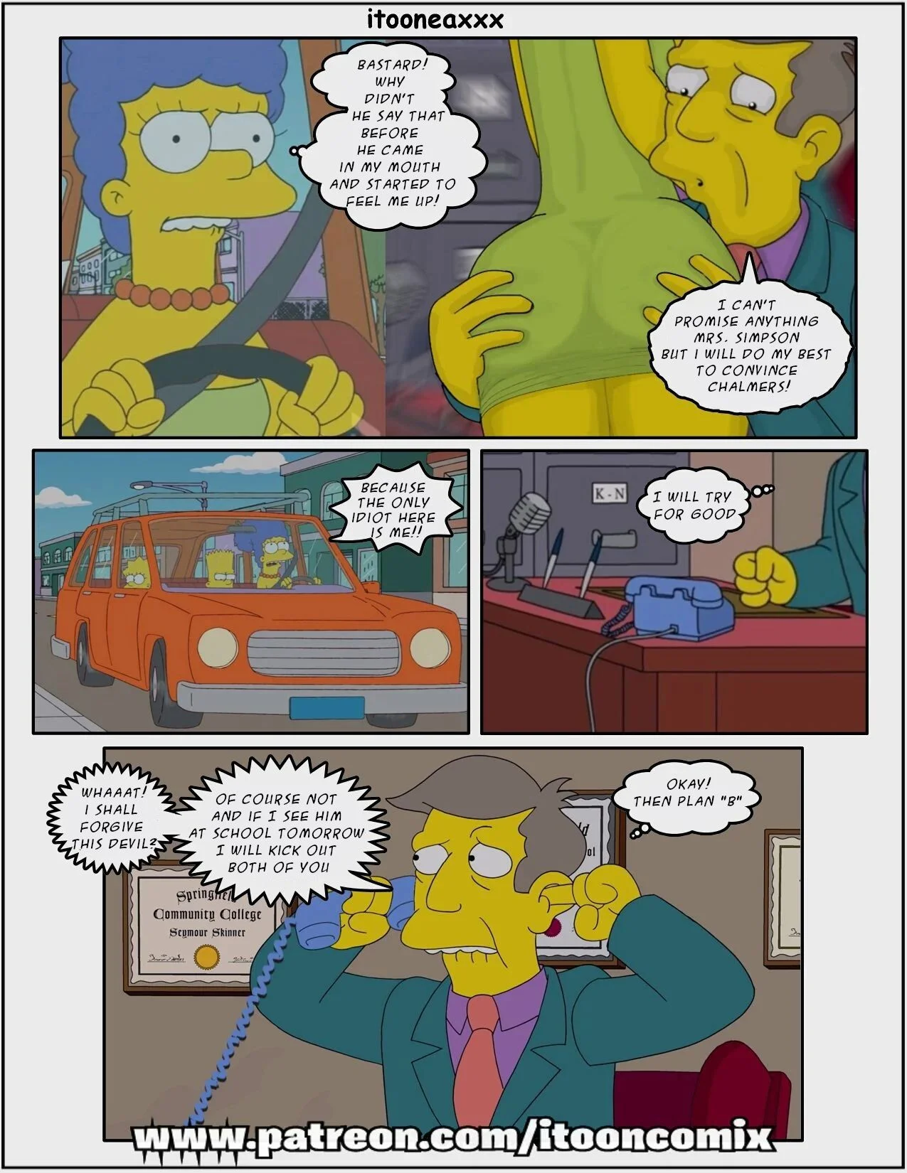 The Simpsons Porn Comics Series - 7.1 Kicked Out 1 - Eng - Page 9