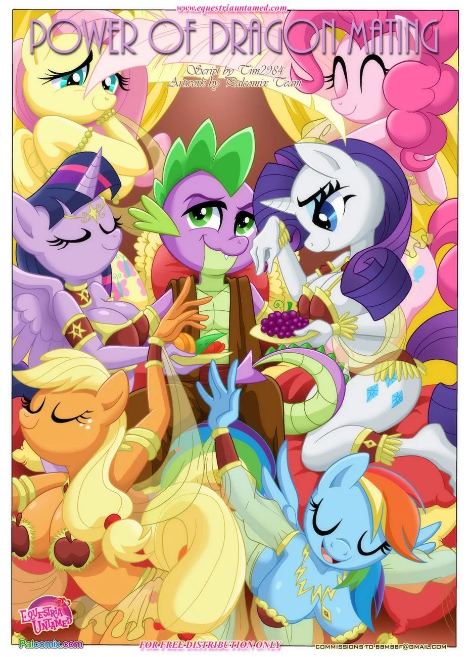 Spike’s Harem (My Little Pony – Friendship Is Magic) [PalComix] - 1 . The Power Of Dragon Mating - (My Little Pony - Friendship Is Magic) [PalComix] - Page 1