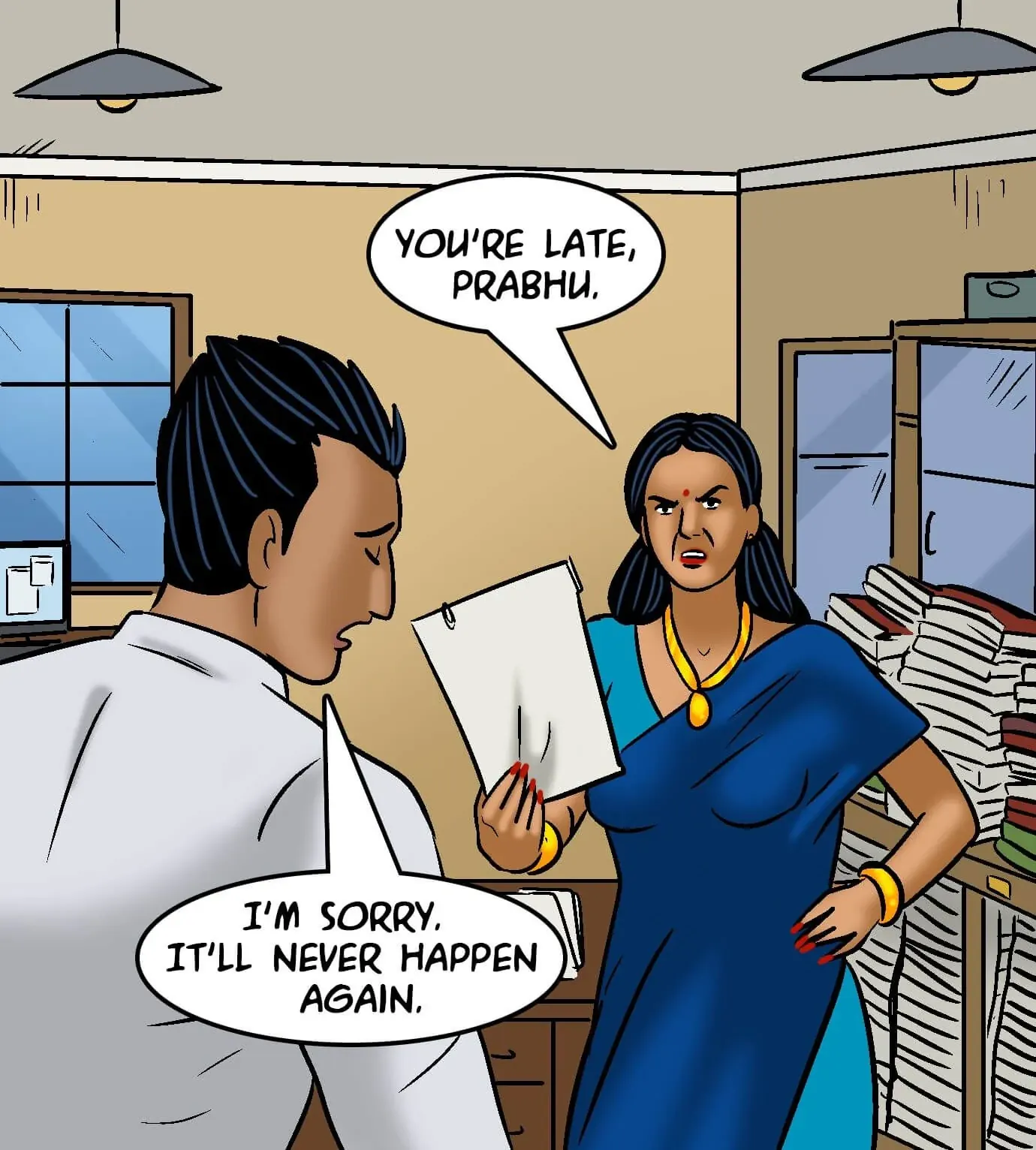 Velamma All Episodes Comics - 104 . Velamma - Episode 104 - Gearing Up For Sex - Page 55