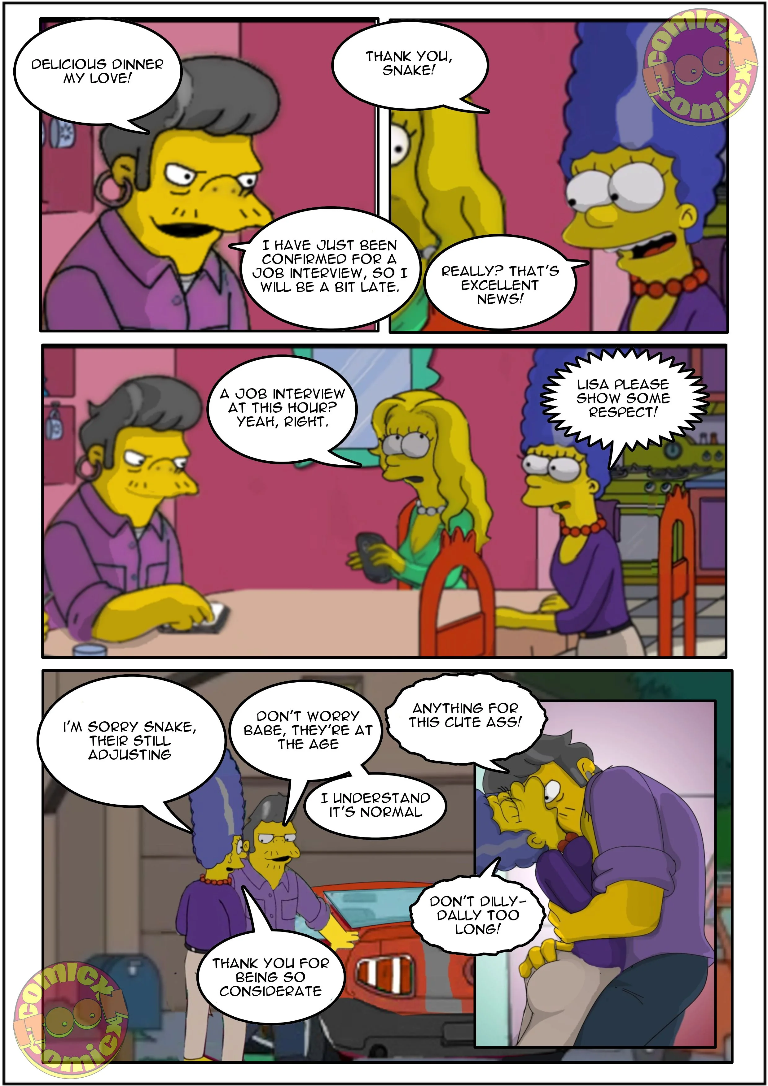 The Simpsons Porn Comics Series - 4.1 . Snake 1 - Eng - Page 3