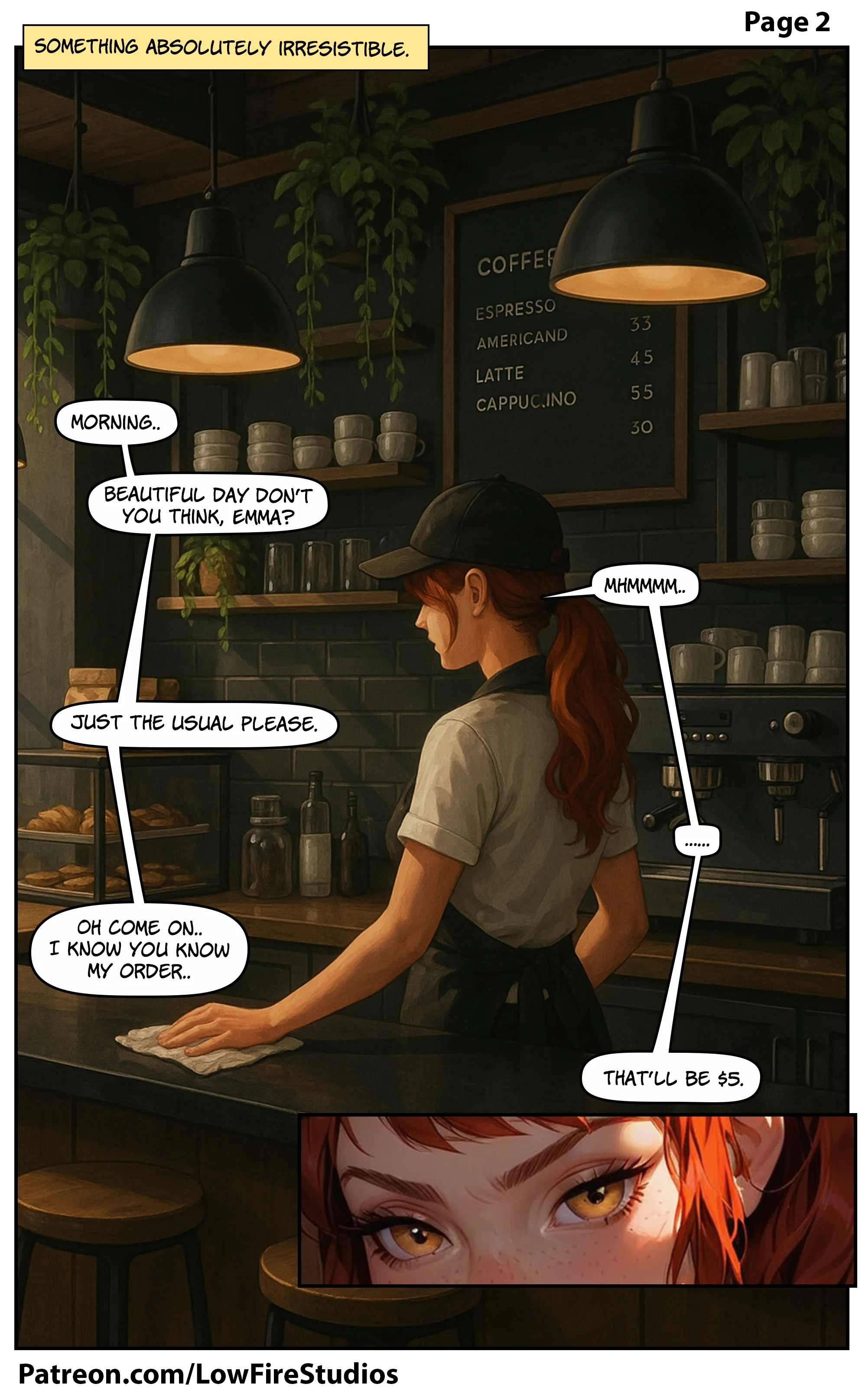 Late submission [LowFireStudios] - 2. The Barista - AI Gen - Page 3