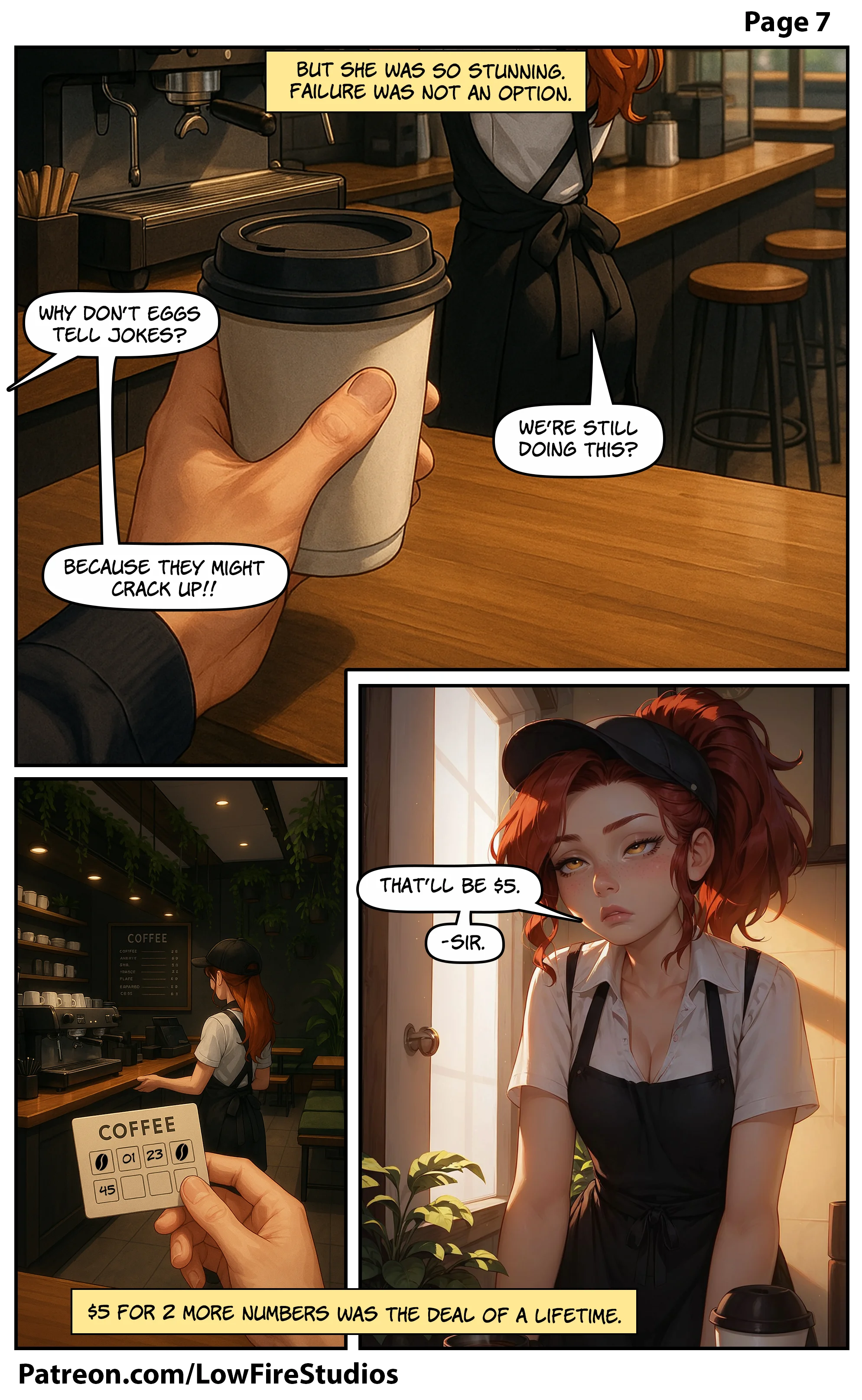 Late submission [LowFireStudios] - 2. The Barista - AI Gen - Page 8
