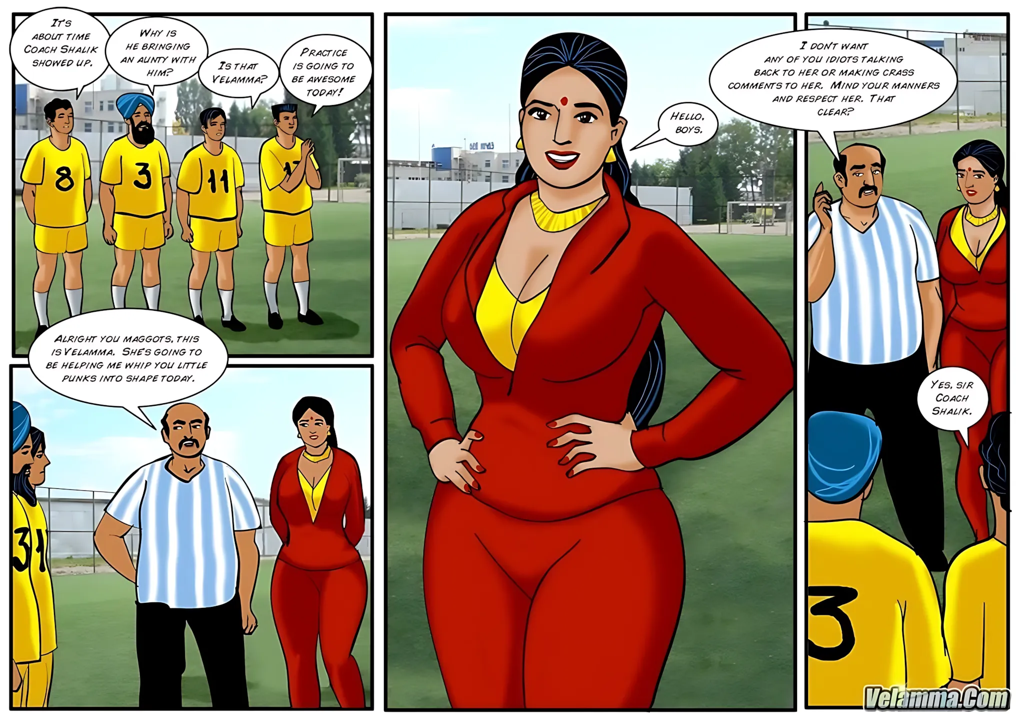 Velamma All Episodes Comics - 43 . Velamma - Episode 43 - Sexy Assistant Coach Velamma - Page 6