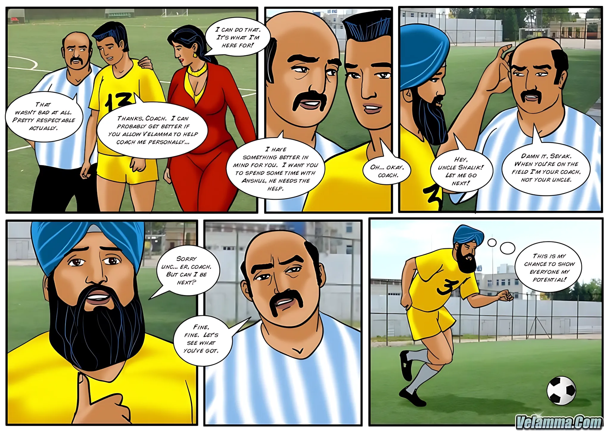 Velamma All Episodes Comics - 43 . Velamma - Episode 43 - Sexy Assistant Coach Velamma - Page 9