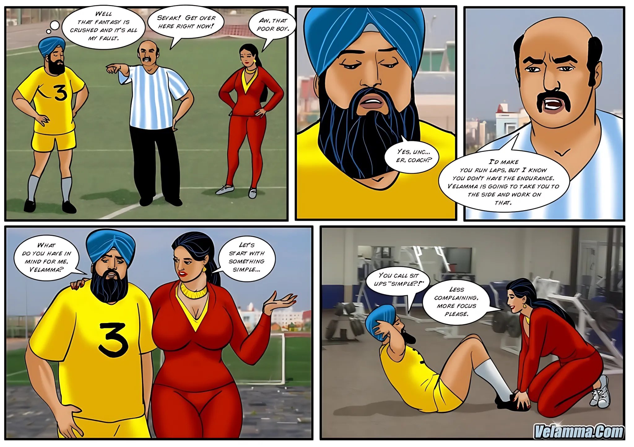 Velamma All Episodes Comics - 43 . Velamma - Episode 43 - Sexy Assistant Coach Velamma - Page 13