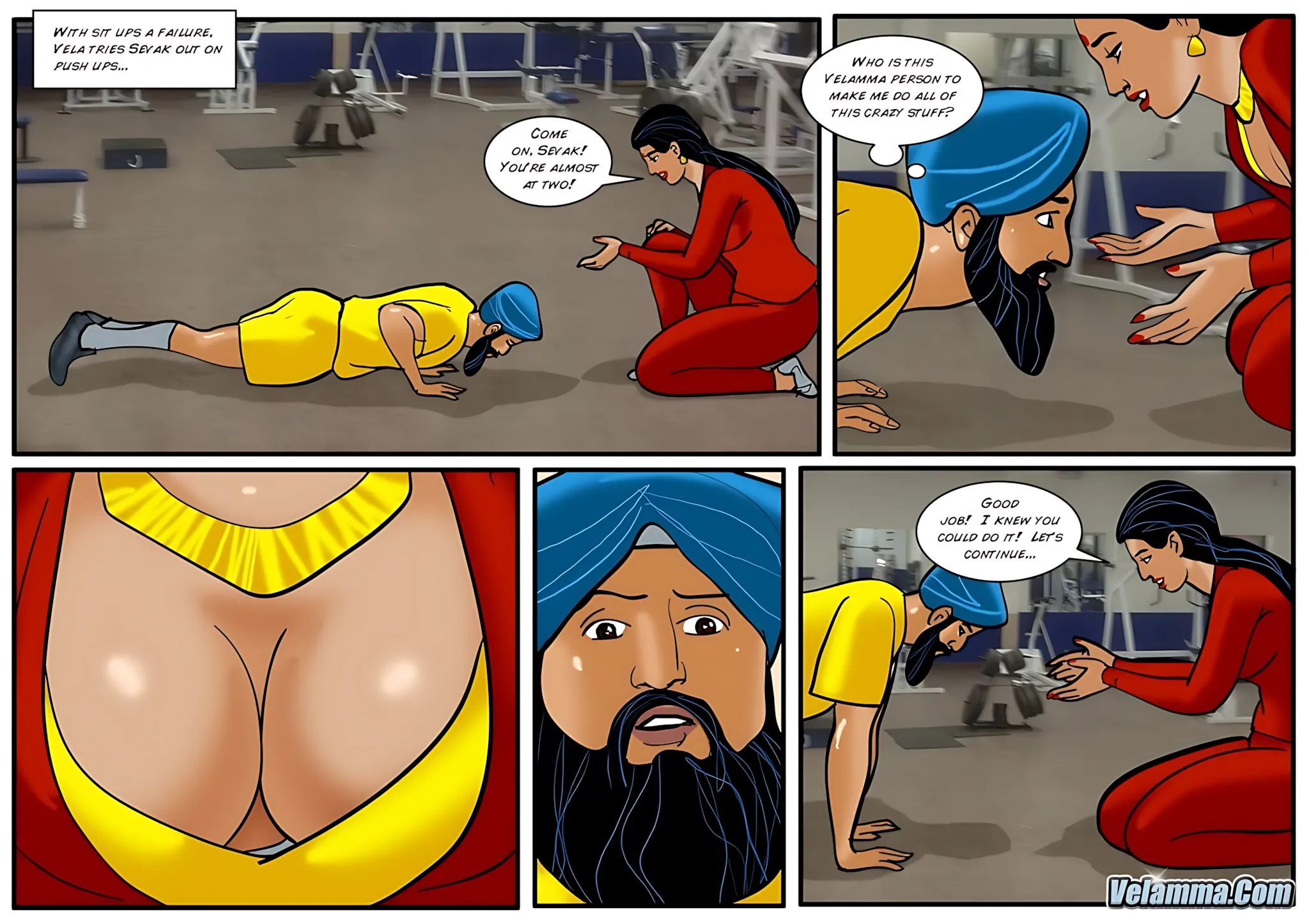 Velamma All Episodes Comics - 43 . Velamma - Episode 43 - Sexy Assistant Coach Velamma - Page 14