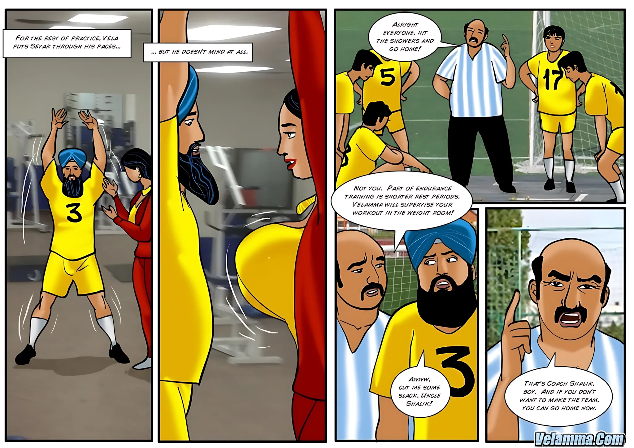 Velamma All Episodes Comics - 43 . Velamma - Episode 43 - Sexy Assistant Coach Velamma - Page 15