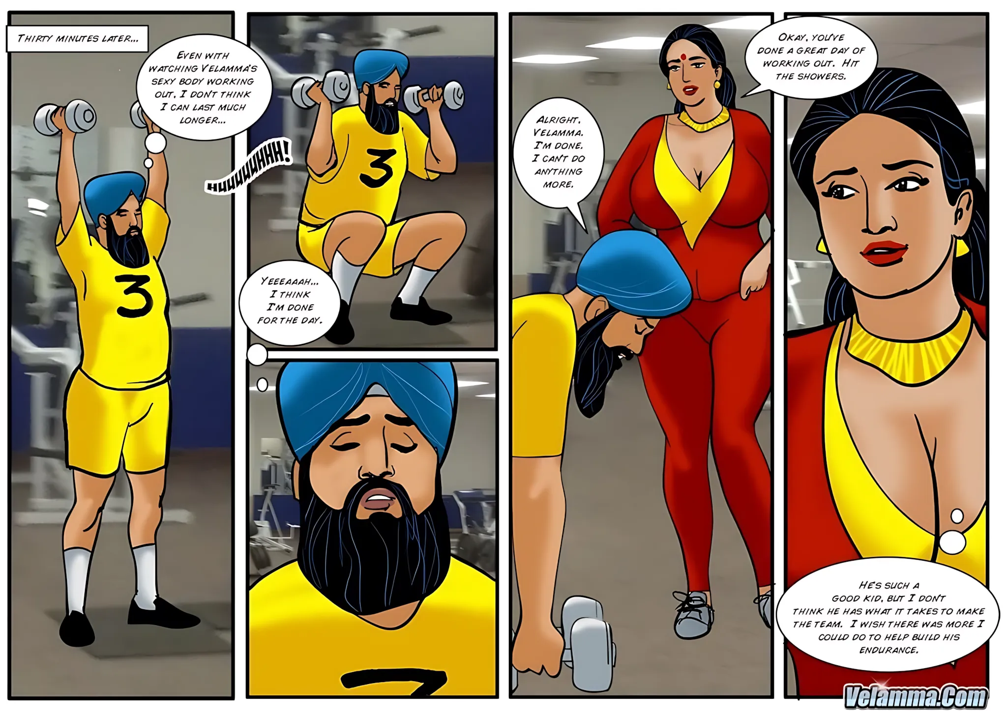 Velamma All Episodes Comics - 43 . Velamma - Episode 43 - Sexy Assistant Coach Velamma - Page 17
