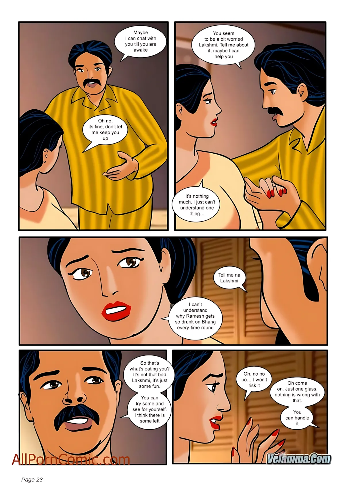Velamma All Episodes Comics - 8 . Velamma - Episode 8 - The Festival Of Colors And - Page 23