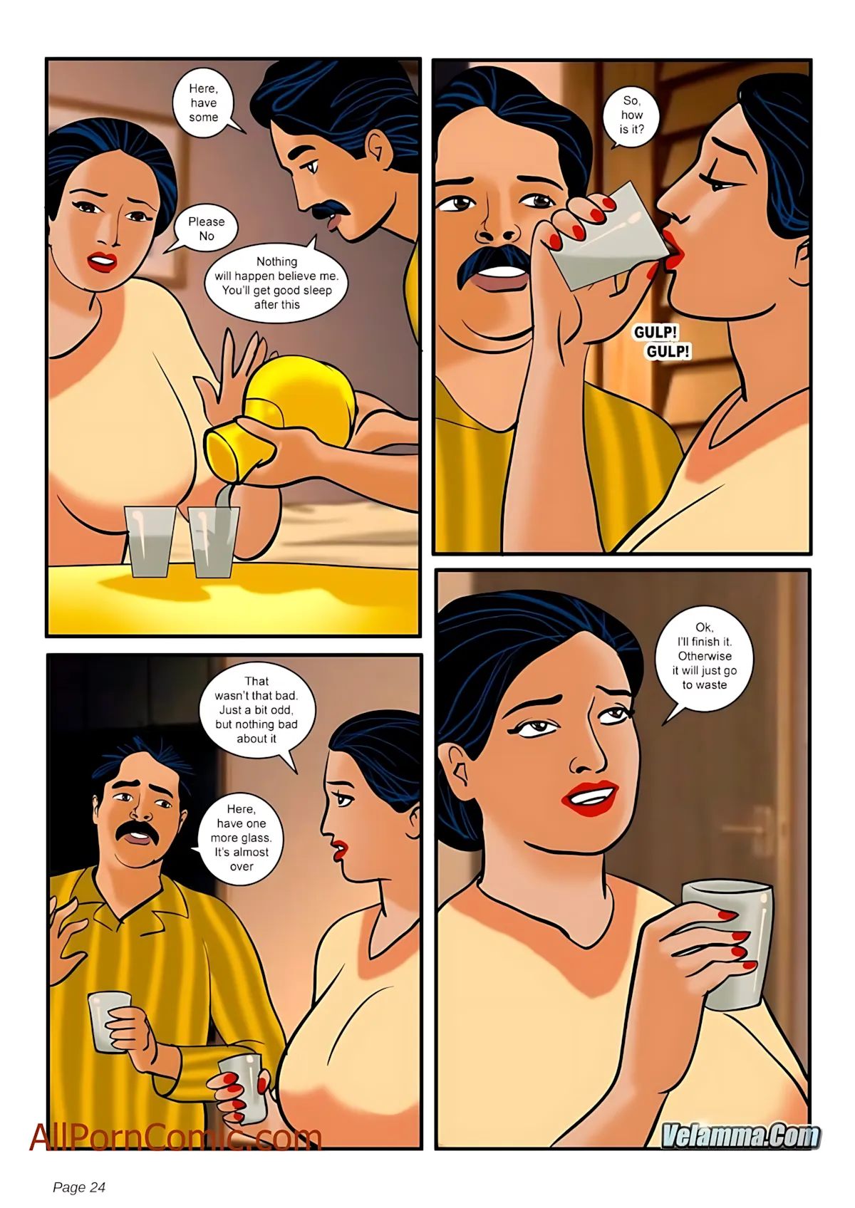 Velamma All Episodes Comics - 8 . Velamma - Episode 8 - The Festival Of Colors And - Page 24