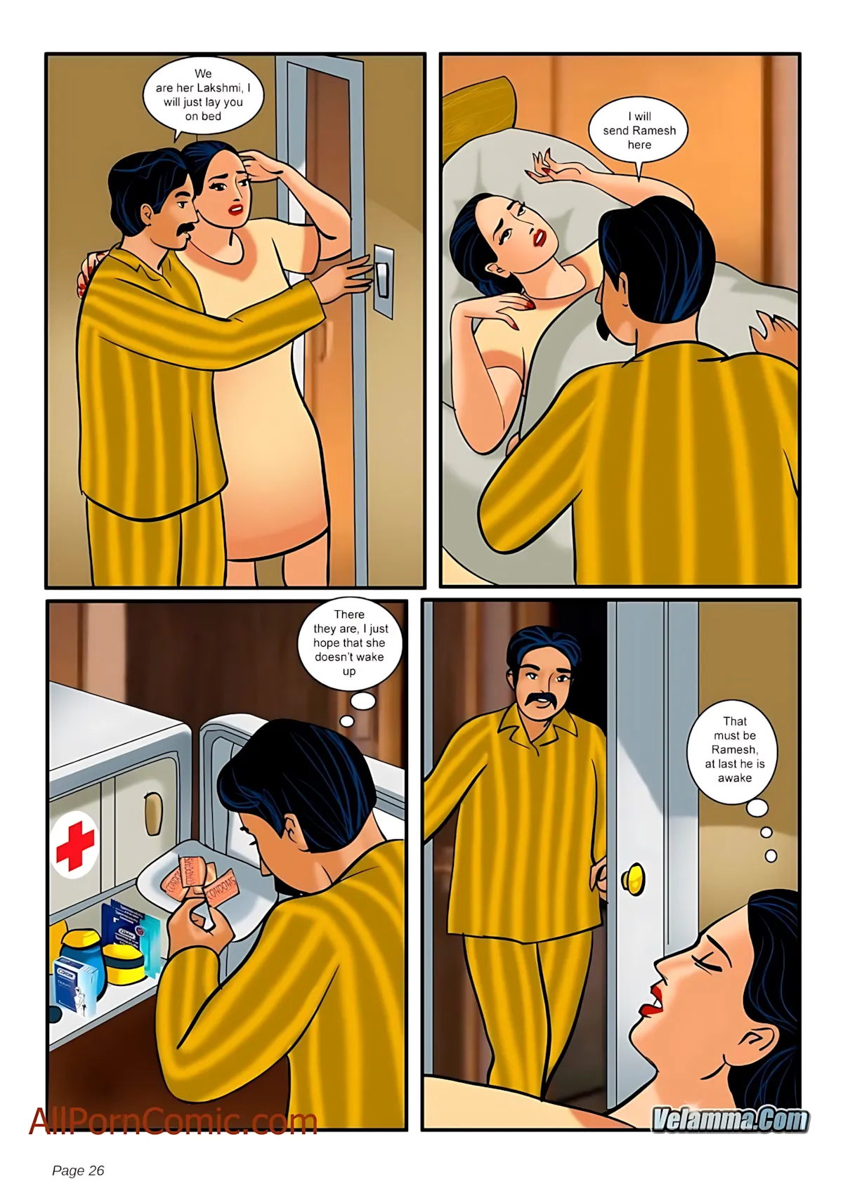 Velamma All Episodes Comics - 8 . Velamma - Episode 8 - The Festival Of Colors And - Page 26