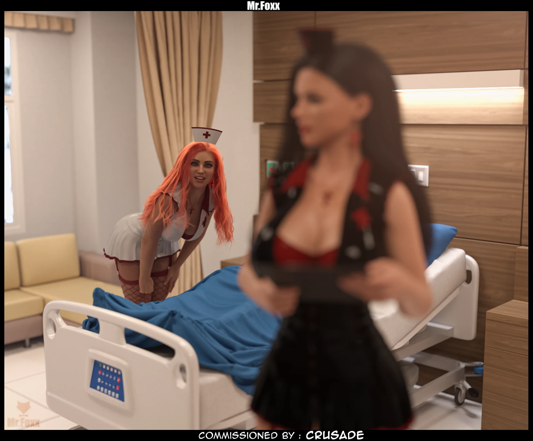 Naughty Nurses [Mr.FOXX] - 1 . Naughty Nurses - Chapter 1 - Page 7