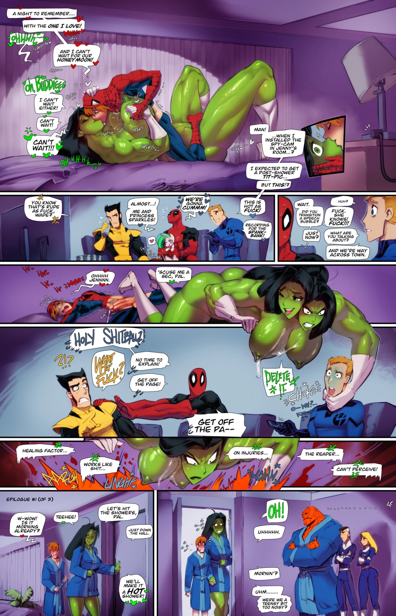 Super Quik + Spidey and She-Hulk [Fred Perry] - Super Quik + Spidey and She-Hulk - Page 30