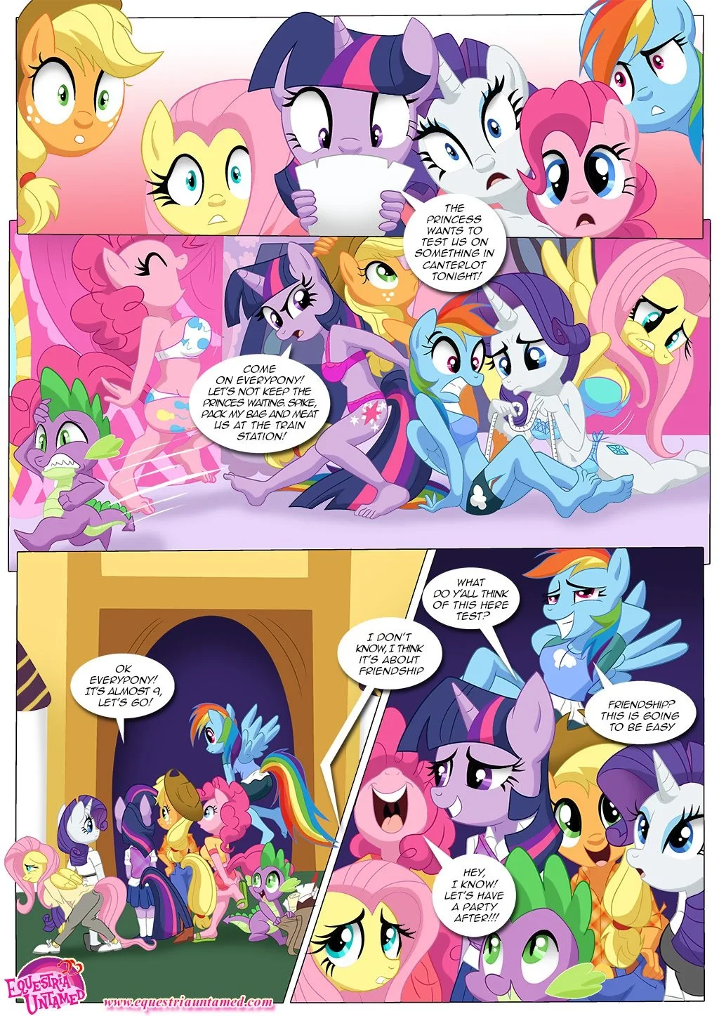 The Next Level of Friendship (My Little Pony: Friendship is Magic) [Palcomix] - 1 . The Next Level of Friendship - (My Little Pony: Friendship is Magic) [Palcomix] - Page 4
