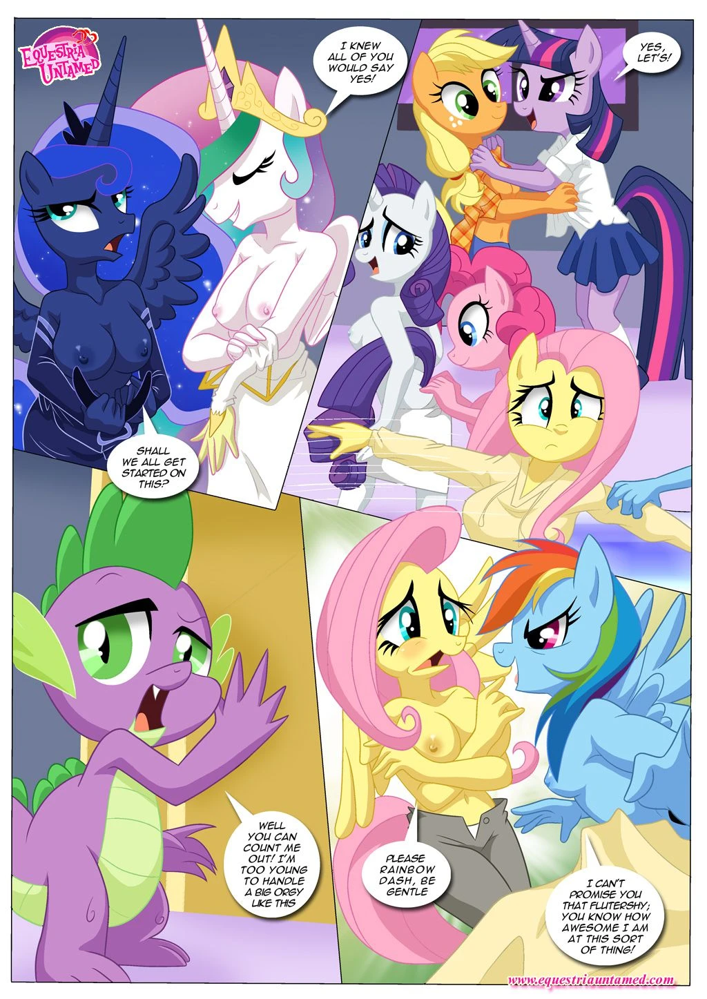The Next Level of Friendship (My Little Pony: Friendship is Magic) [Palcomix] - 1 . The Next Level of Friendship - (My Little Pony: Friendship is Magic) [Palcomix] - Page 7