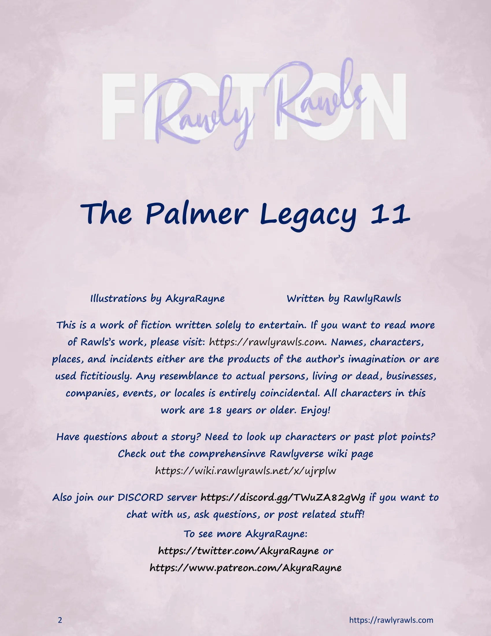 The Palmer Legacy [AkyraRayne] - 11 . The Palmer Legacy - Chapter 11 [AkyraRayne] - Page 2