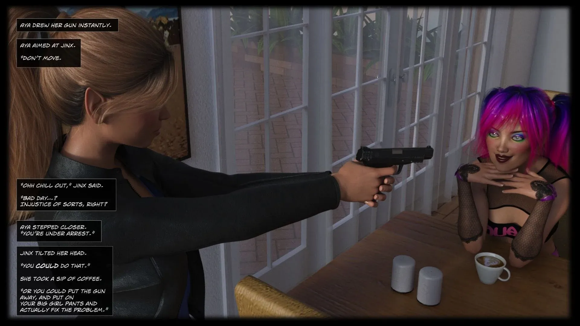 Cops VS Clowns [Sexy3DComics] - 3 . Cops VS Clowns - Chapter 3 - Page 39