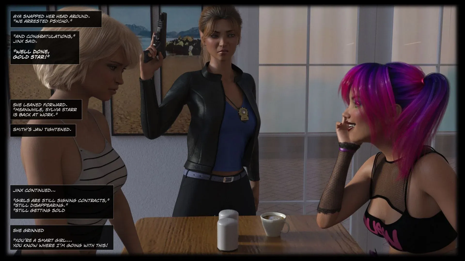 Cops VS Clowns [Sexy3DComics] - 3 . Cops VS Clowns - Chapter 3 - Page 44