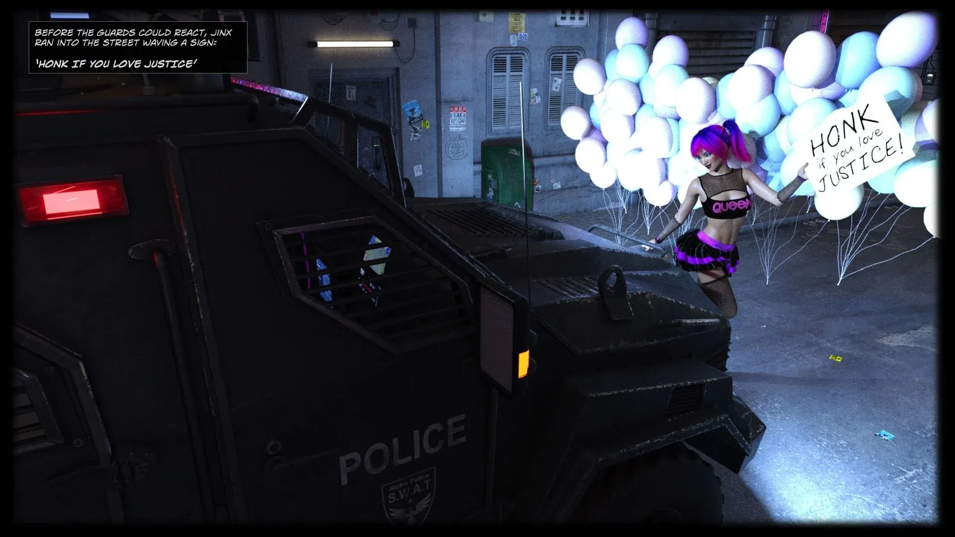 Cops VS Clowns [Sexy3DComics] - 3 . Cops VS Clowns - Chapter 3 - Page 55