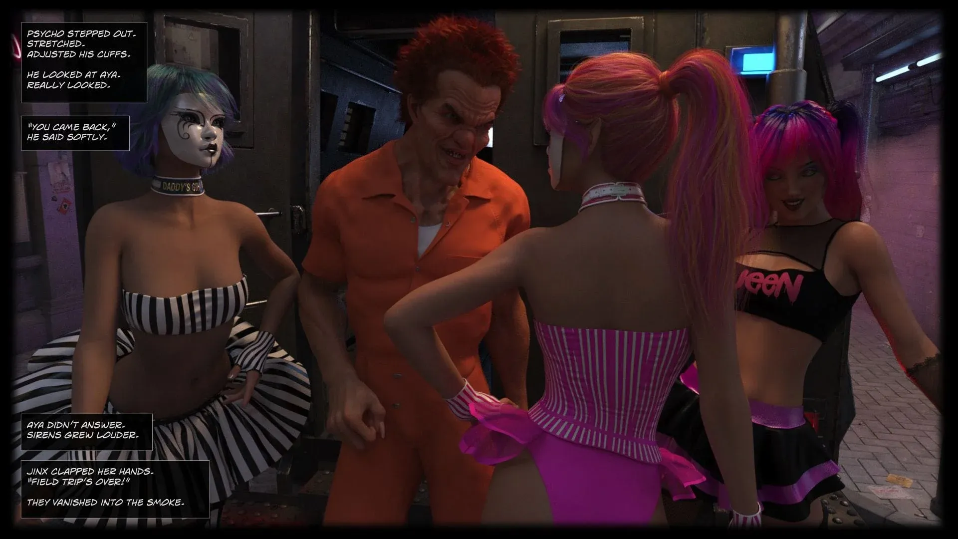 Cops VS Clowns [Sexy3DComics] - 3 . Cops VS Clowns - Chapter 3 - Page 60