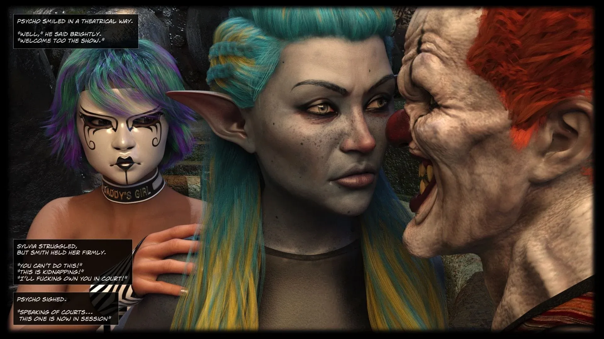 Cops VS Clowns [Sexy3DComics] - 3 . Cops VS Clowns - Chapter 3 - Page 67