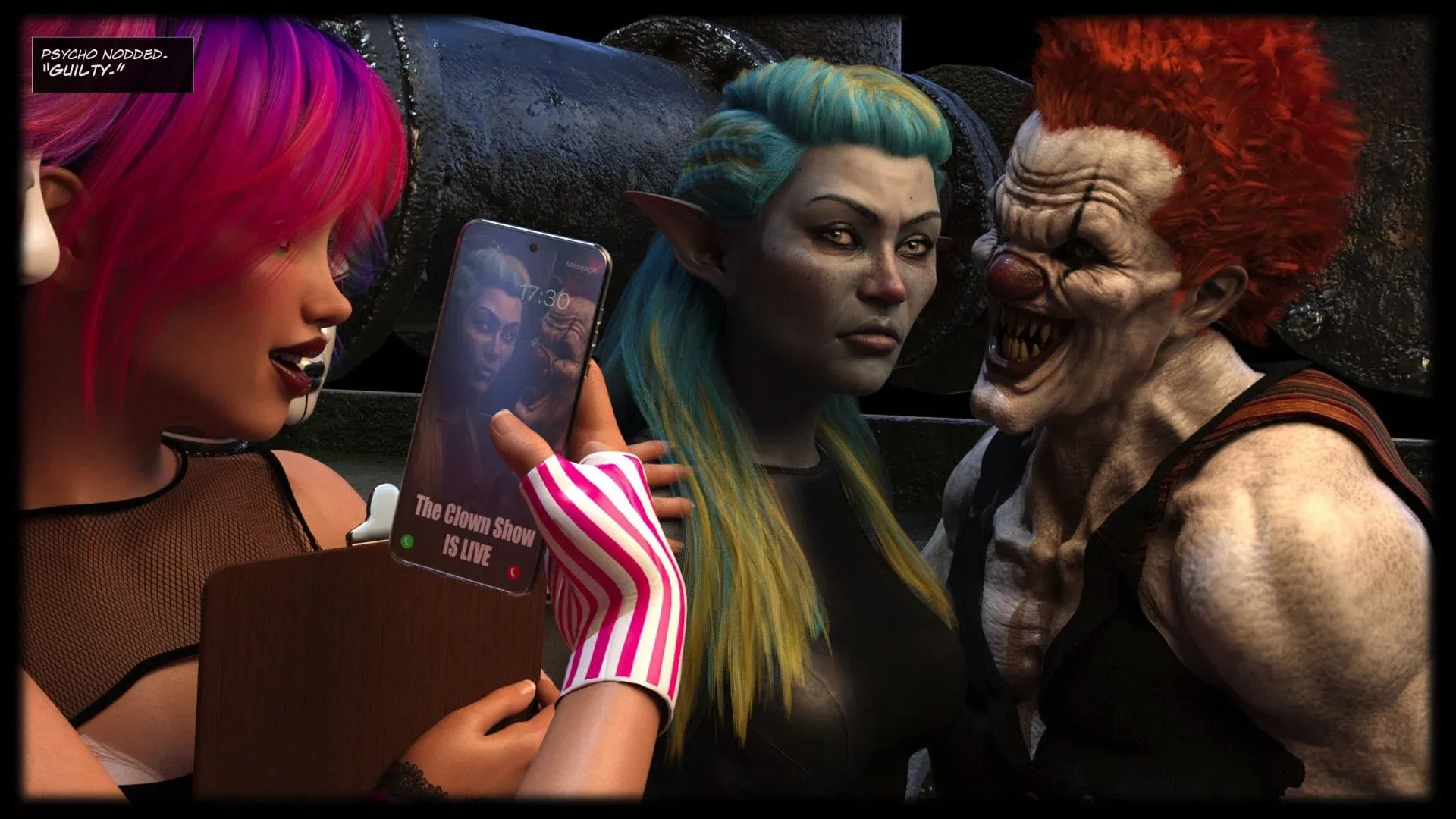 Cops VS Clowns [Sexy3DComics] - 3 . Cops VS Clowns - Chapter 3 - Page 71