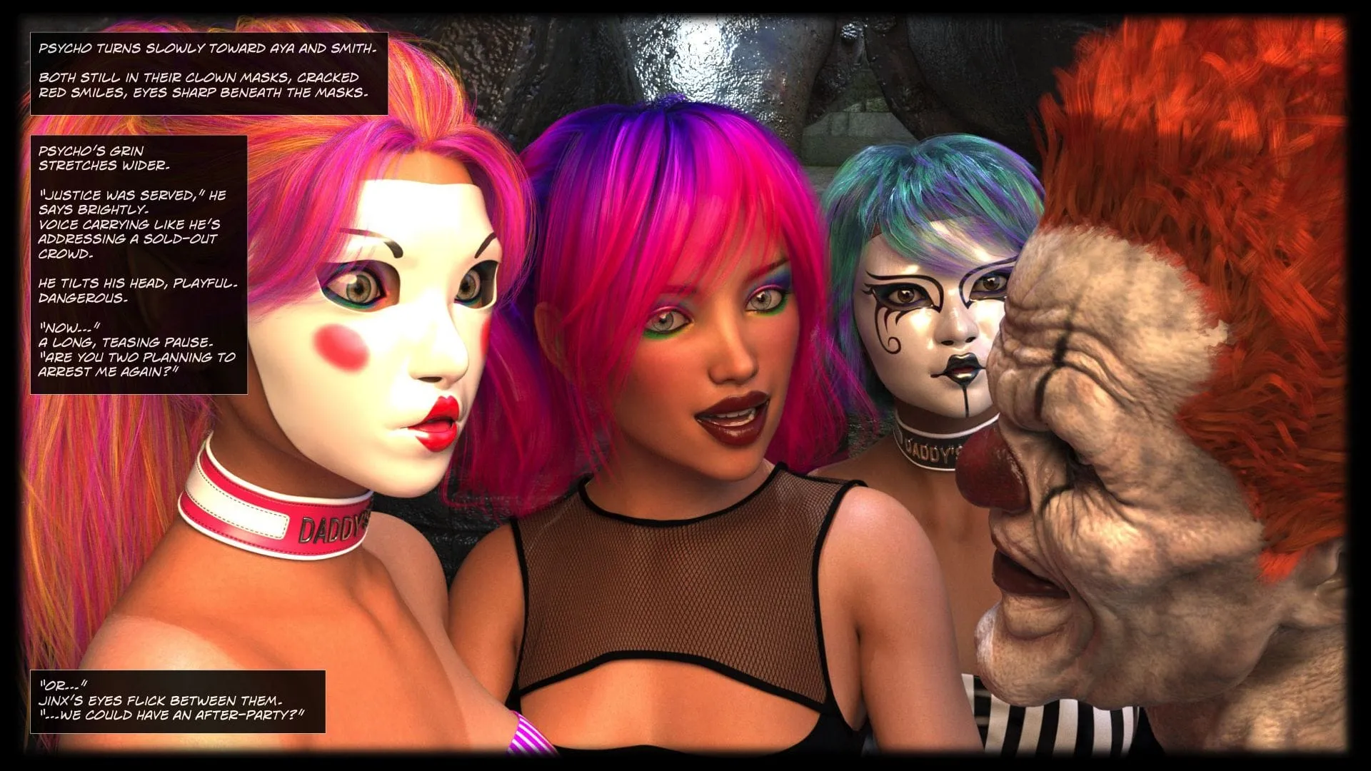 Cops VS Clowns [Sexy3DComics] - 3 . Cops VS Clowns - Chapter 3 - Page 95