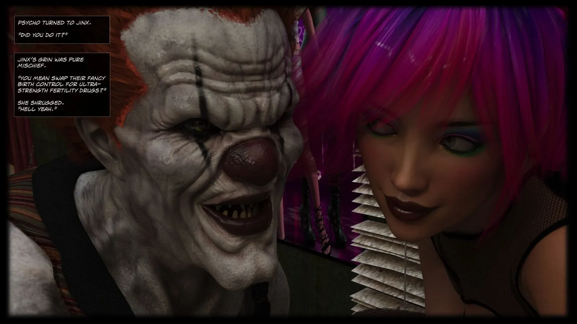 Cops VS Clowns [Sexy3DComics] - 3 . Cops VS Clowns - Chapter 3 - Page 129