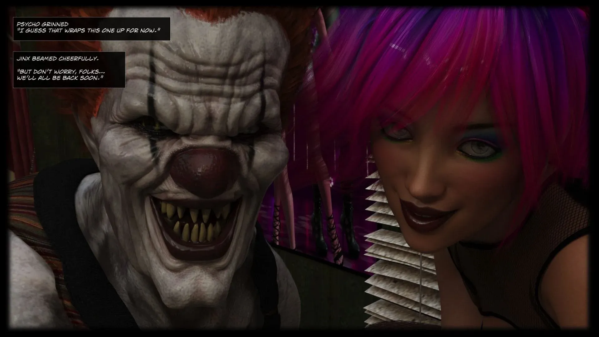 Cops VS Clowns [Sexy3DComics] - 3 . Cops VS Clowns - Chapter 3 - Page 130