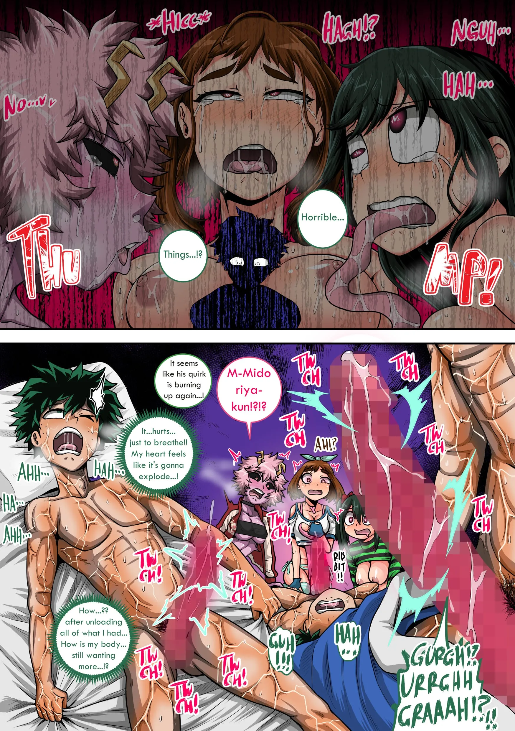 My Harem Academia (Boku No Hero Academia) - 8.2 . My Harem Academia - Breaking into a Broken Heart - Chapter 8 - Page 14