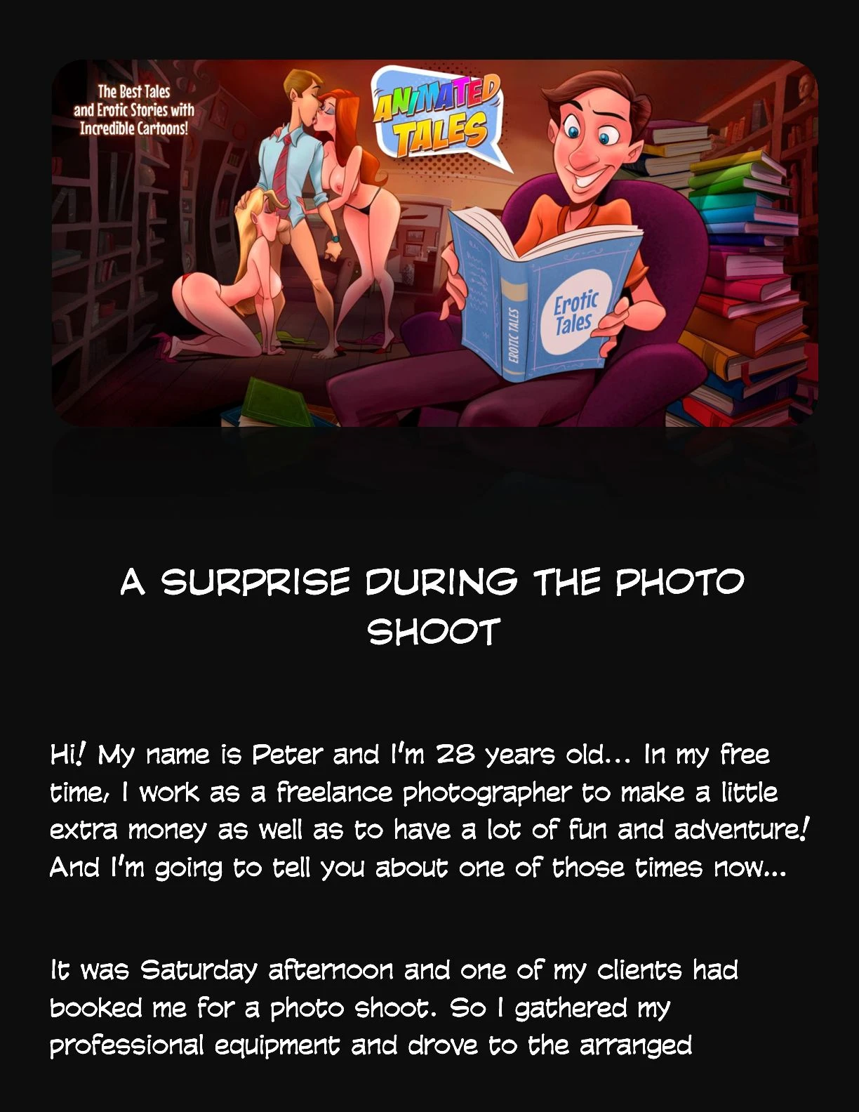 Animated Tales [WC | TF] - A SURPRISE DURING THE PHOTO SHOOT - Page 1