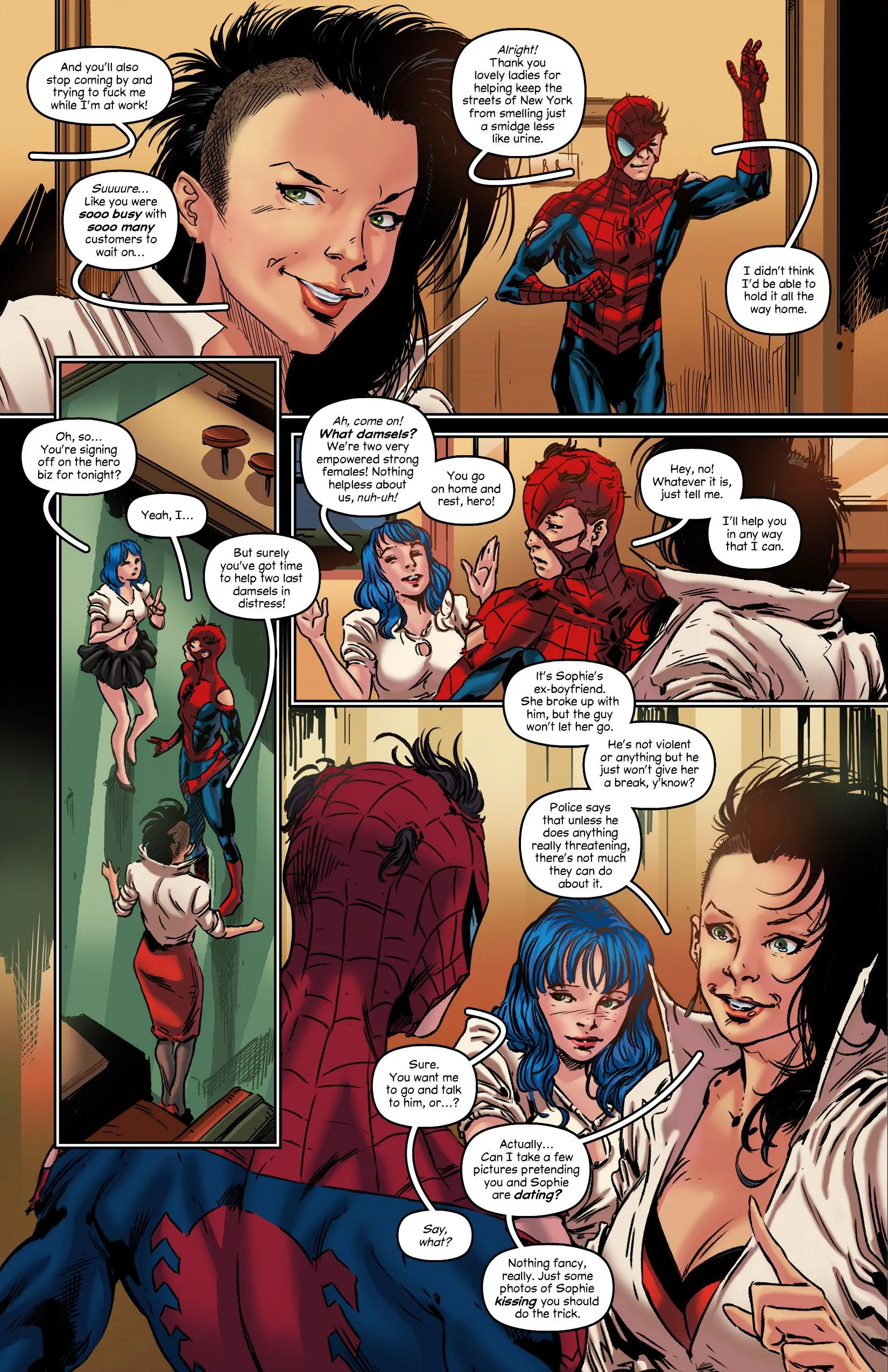 Hot Coffee (Spider-Man) - 1 . Hot Coffee [Tracy Scops] - Page 5