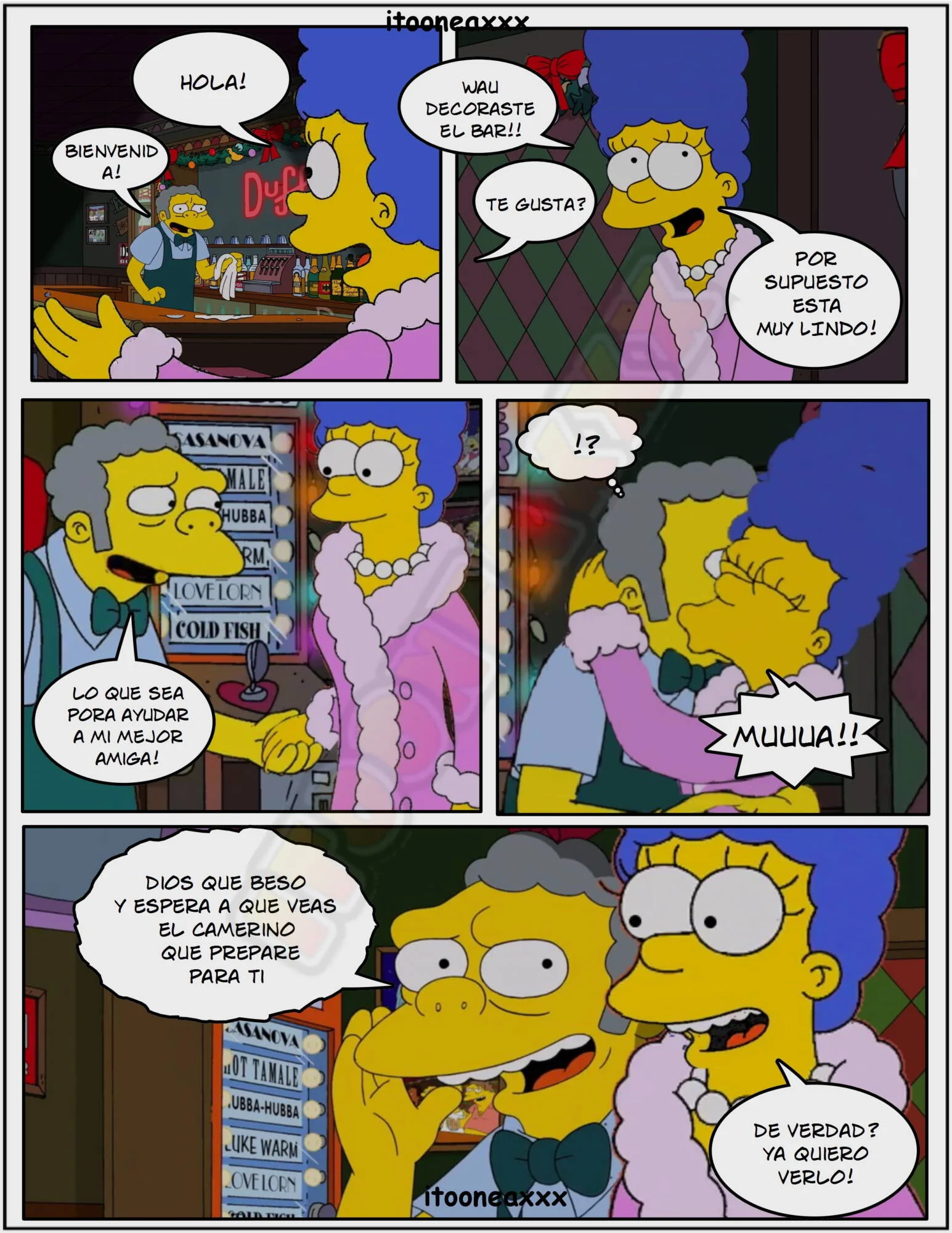 The Simpsons Porn Comics Series - 5.2 [Spanish] Sexy Christmas 2 - Page 2